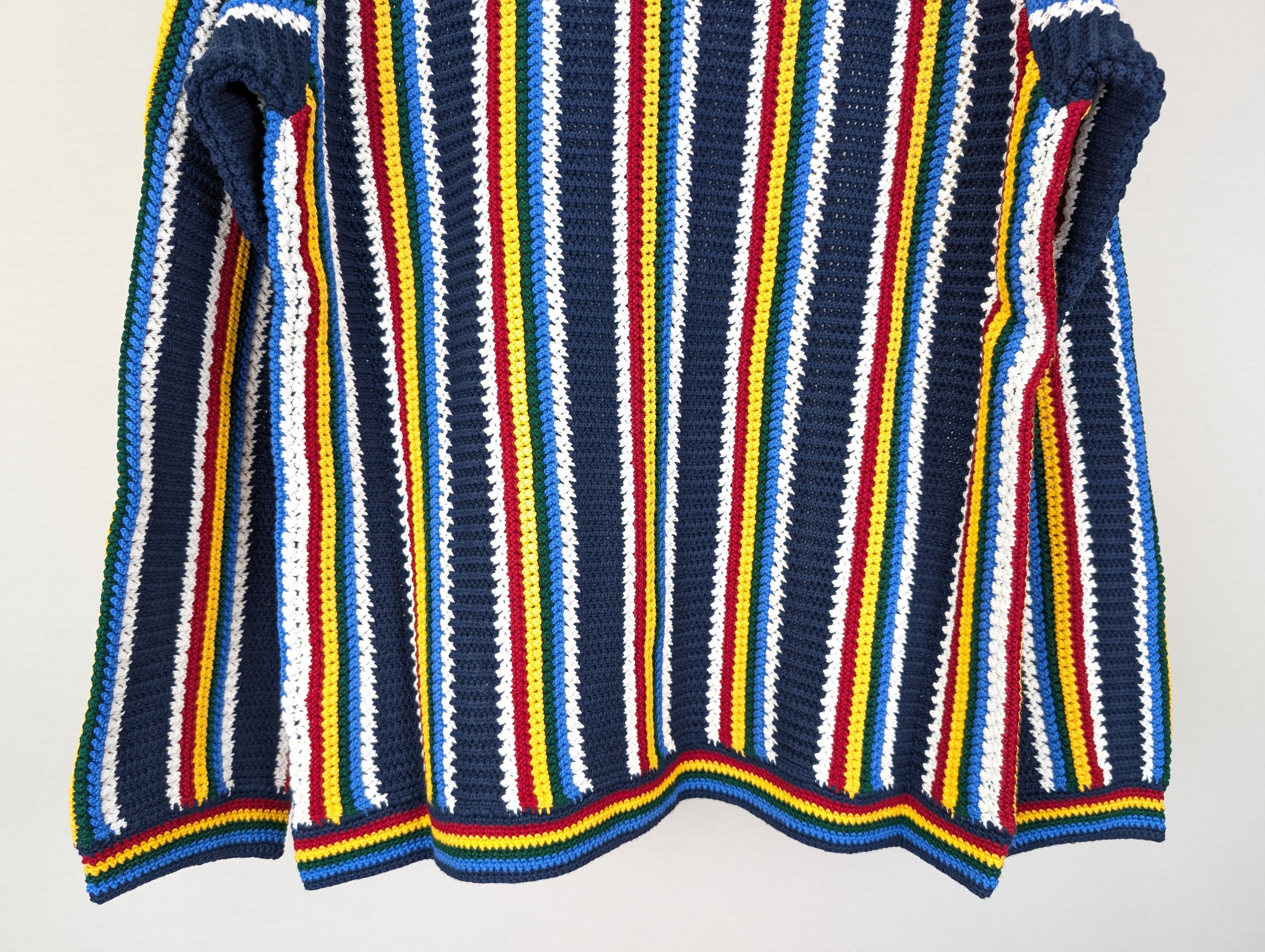 Casablanca o1rshd1 555 / Cotton Crochet Shacket in Navy Size US XL / EU 56 / 4 - 13 Thumbnail