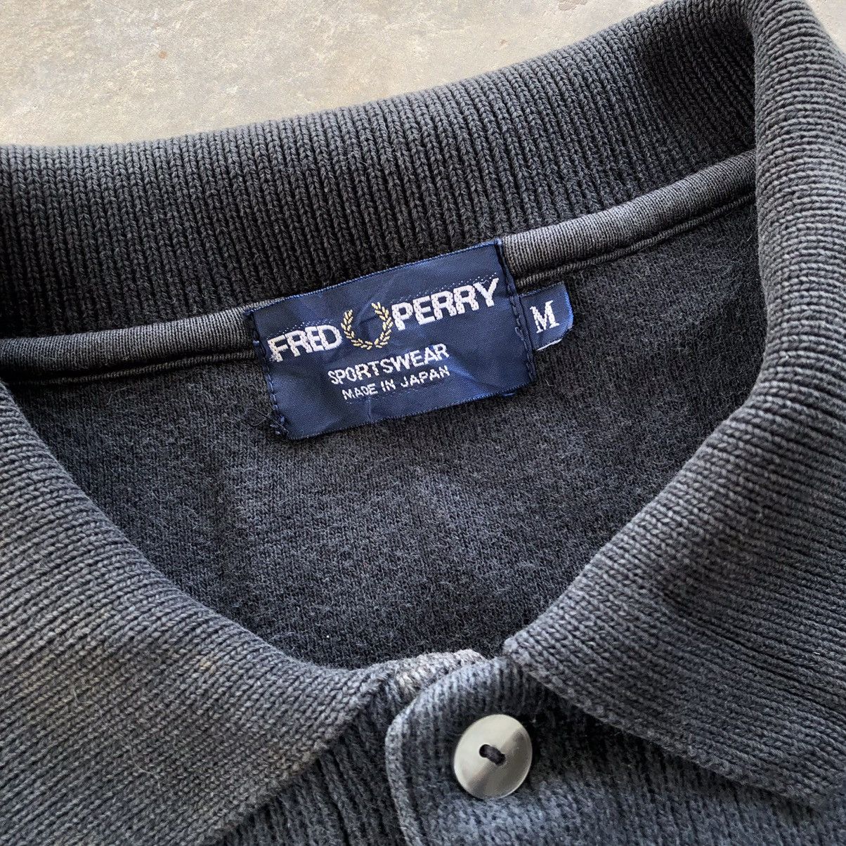 Fred Perry × Japanese Brand FRED PERRY Black Collar Sweatshirt Size US M / EU 48-50 / 2 - 5 Thumbnail