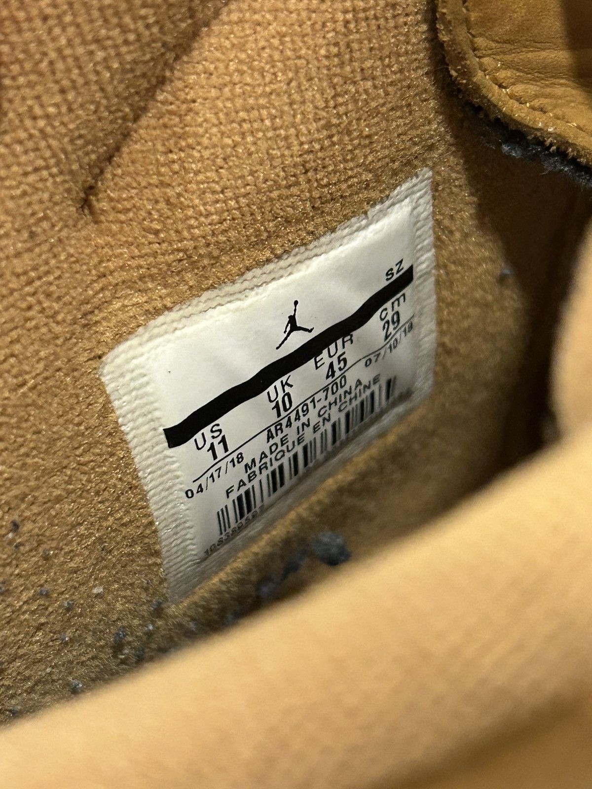 Jordan Brand Jordan 9 Retro Boot ‘Wheat’ Size US 11 / EU 44 - 8 Thumbnail