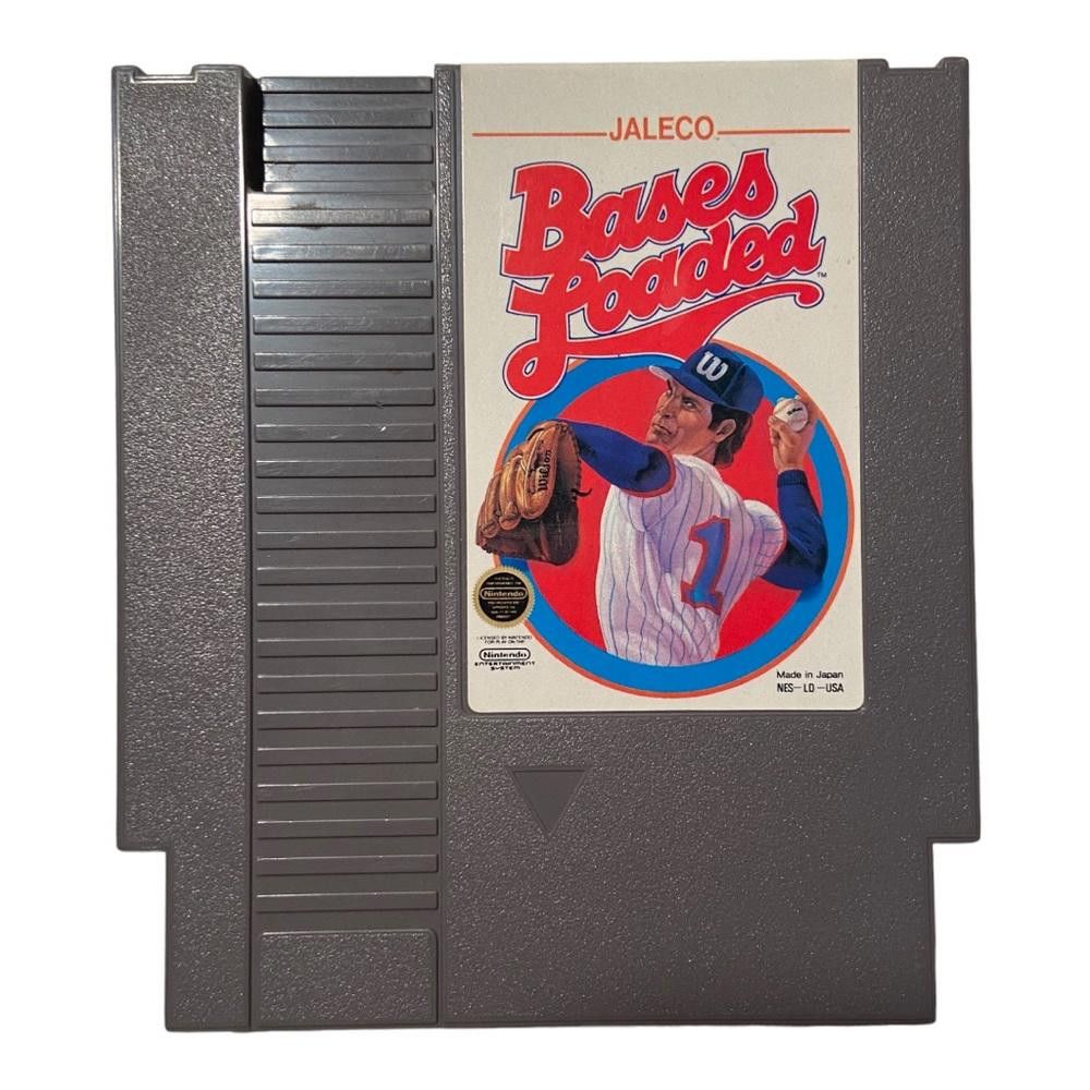Nintendo 1987 Vintage Original NES Bases Loaded Video Game Size ONE SIZE - 1 Thumbnail