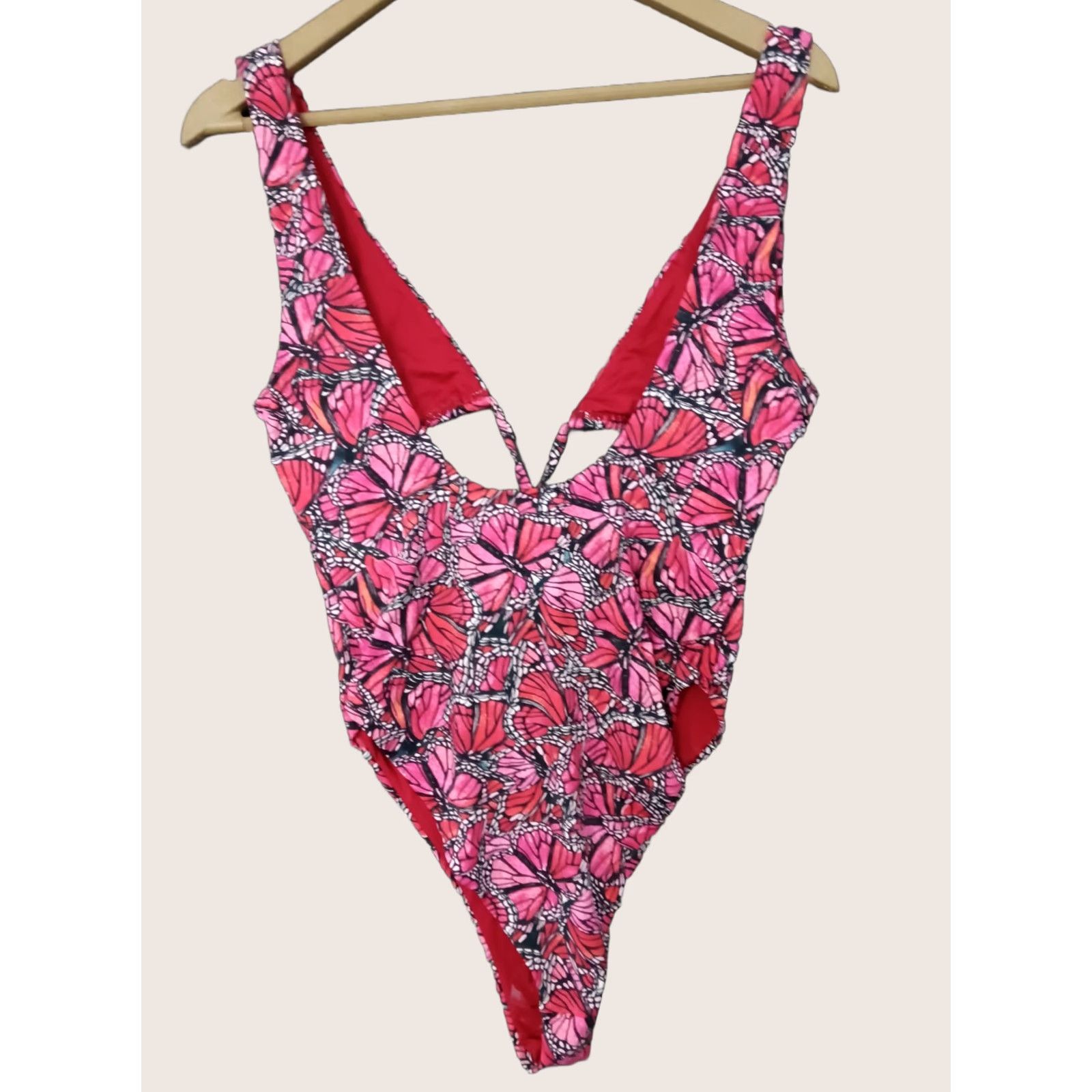 Triangl Toluca One Piece Swimsuit Papillon S Papillon Color Solid Beach Women One Piece Nylon Spandex Wide Strap Hand Wash Only Size ONE SIZE - 1 Thumbnail