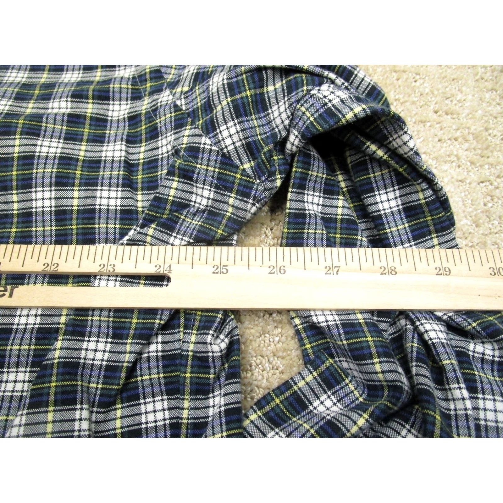 Ralph Lauren Ralph Lauren Shirt Men XLT Blue White Plaid Long Sleeve Button Down Oxford Pony Size US XL / EU 56 / 4 - 5 Thumbnail