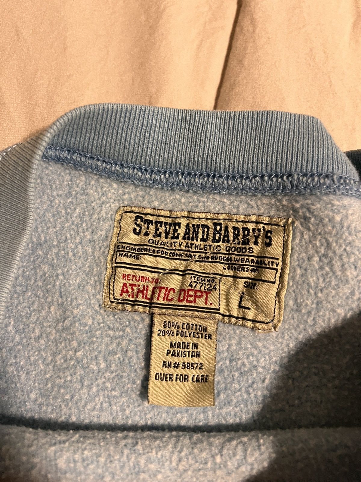 Steve And Barrys Vintage College Crewneck Size US L / EU 52-54 / 3 - 3 Thumbnail