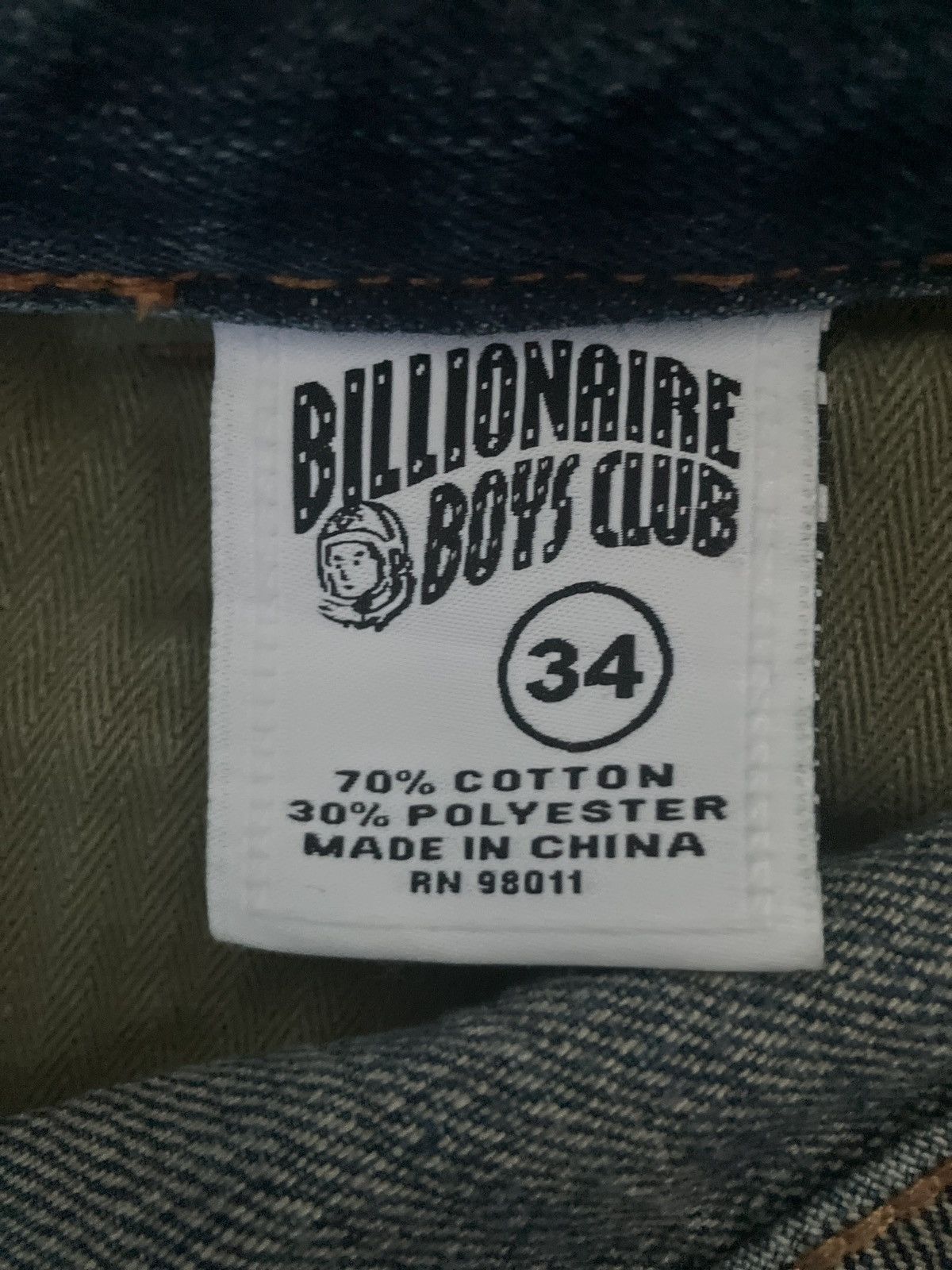 Billionaire Boys Club BBC 34x32 Denim Jeans Distressed Size US 34 / EU 50 - 4 Thumbnail
