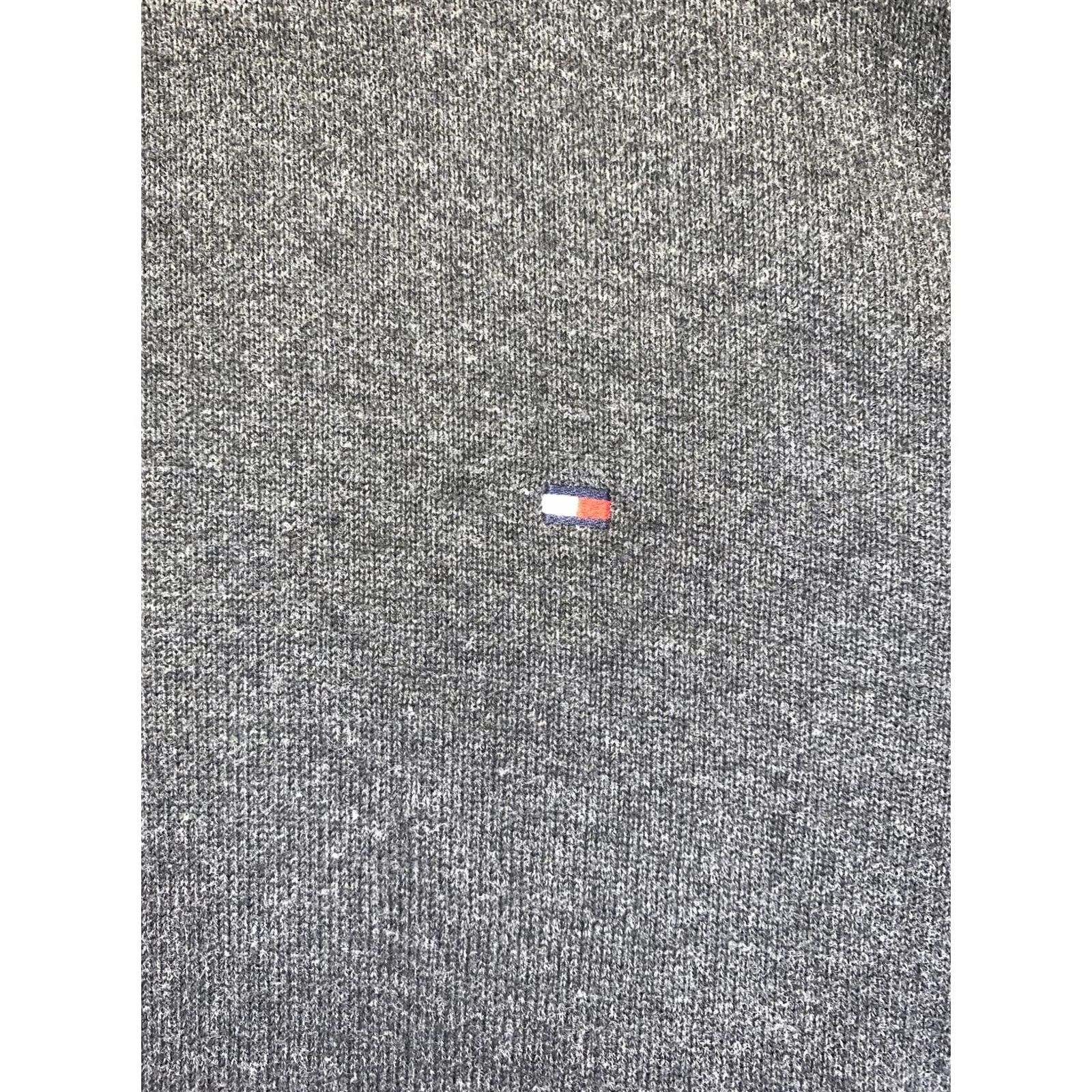 Tommy Hilfiger Tommy Hilfiger Gray 1/4 Zip Knit Sweater Mens XL-6632 Pullover Size US XXL / EU 58 / 5 - 6 Thumbnail