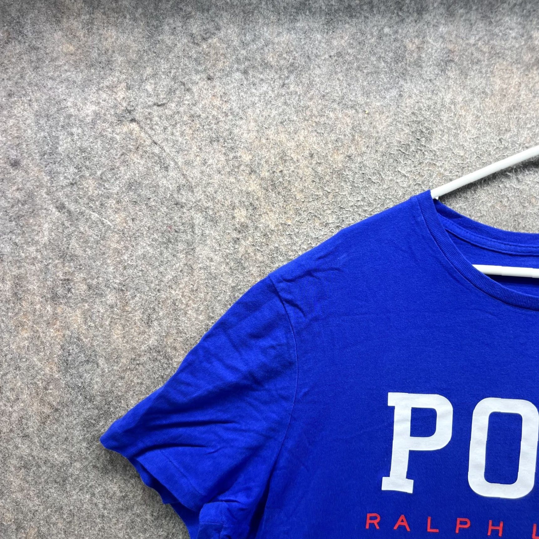 Polo Ralph Lauren Polo Ralph Lauren Shirt Mens Large Blue Polo Logo Graphic Tee Tagless Shirt Size US L / EU 52-54 / 3 - 7 Thumbnail