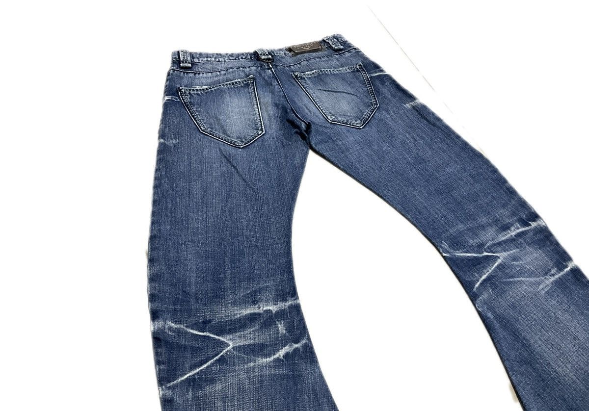 BUFFALO BOBS 🔥Sick Y2K Buffalo Bobs Flared Denim Curved Distressed Faded Size US 30 / EU 46 - 7 Thumbnail