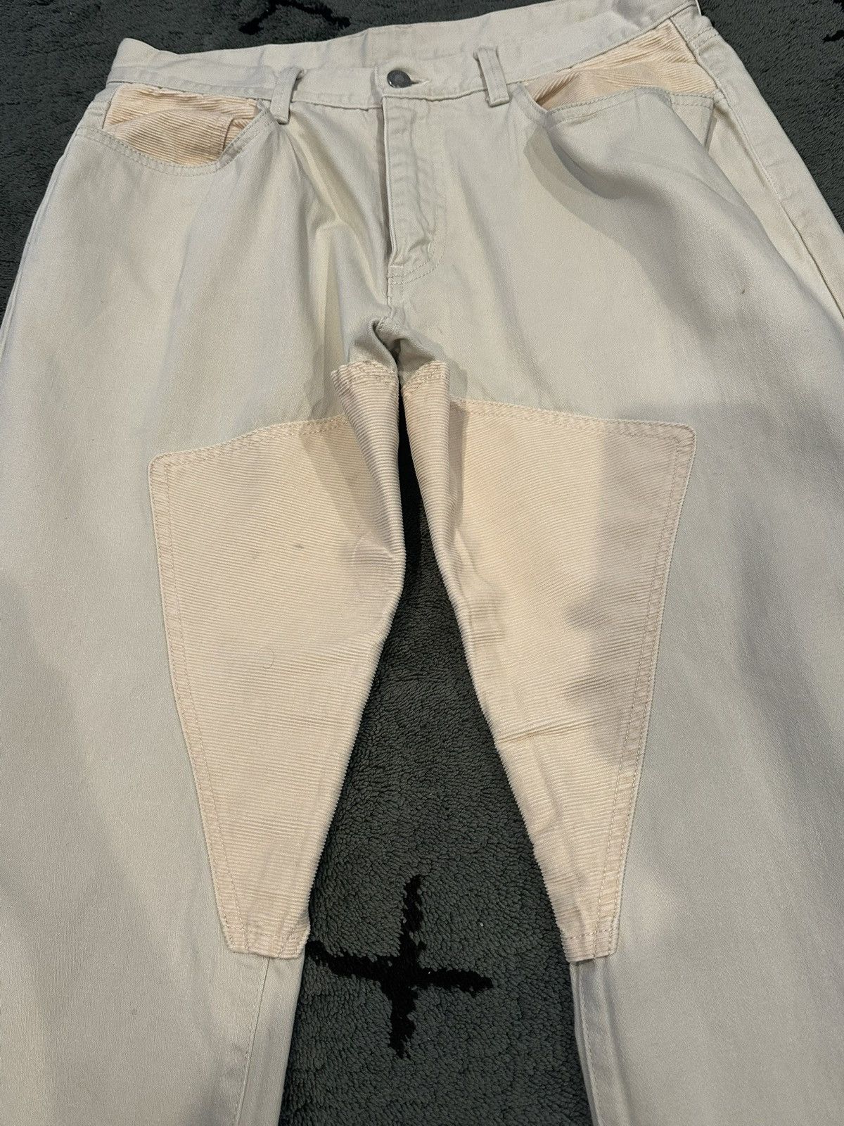 General Research × Mountain Research General Research White Corduroy “Frontier” Pants Size US 33 - 3 Thumbnail