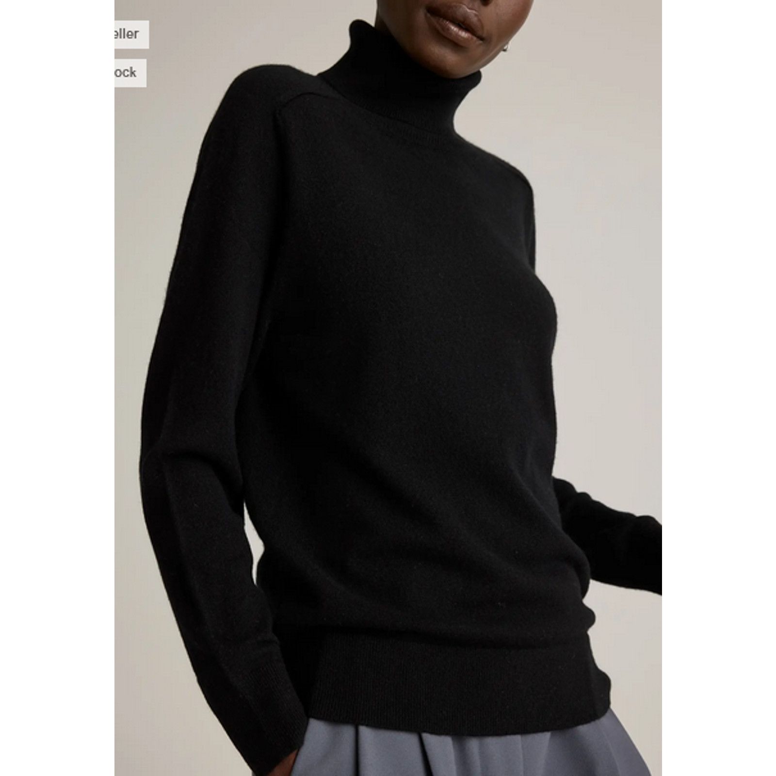 Quince Copied - Mongolian Cashmere Turtleneck Sweater Size M NWT Size M / US 6-8 / IT 42-44 - 2 Thumbnail