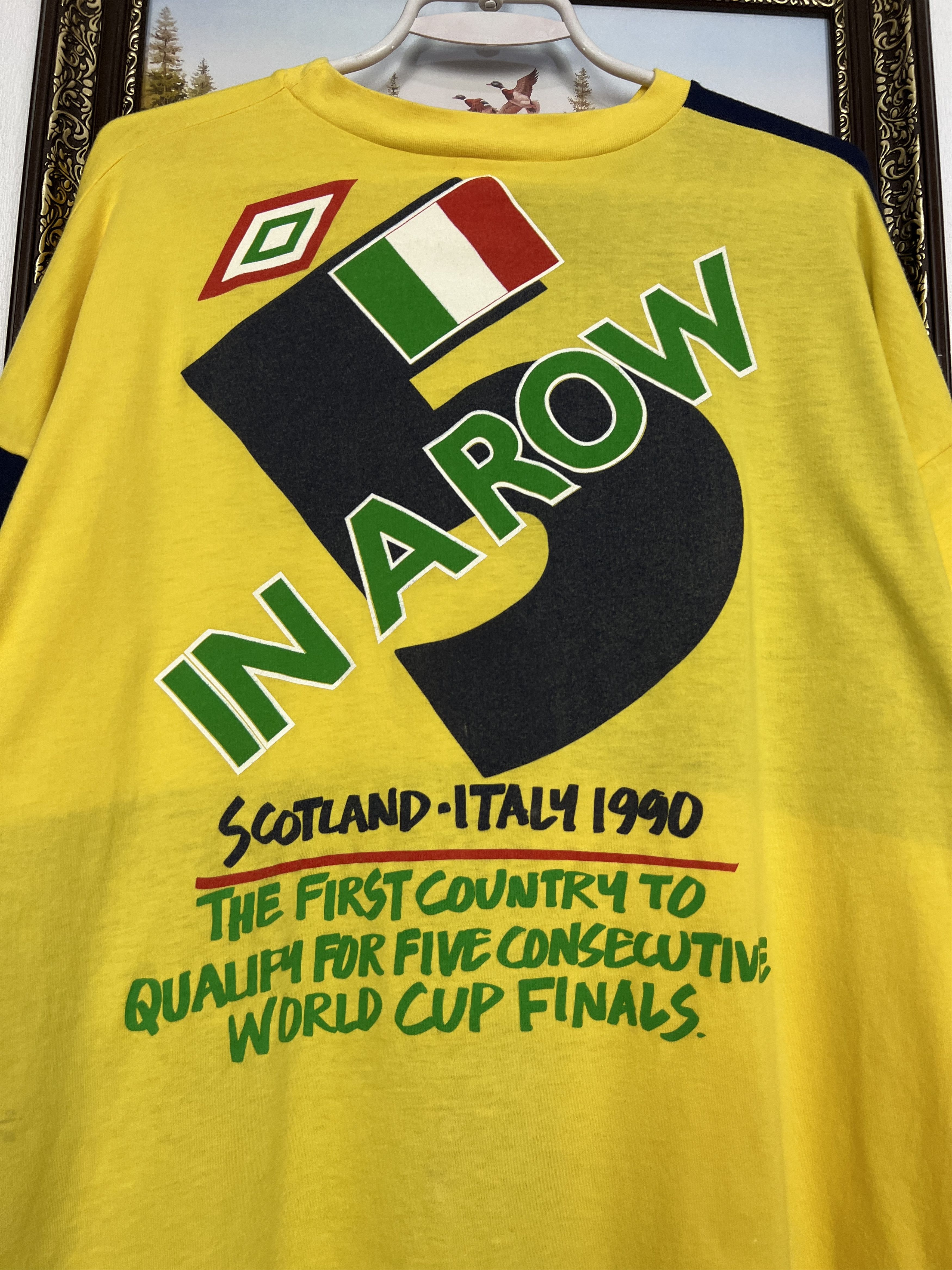 Umbro Scotland Football World Cup Train Shirt Soccer Jersey Size US XL / EU 56 / 4 - 9 Thumbnail