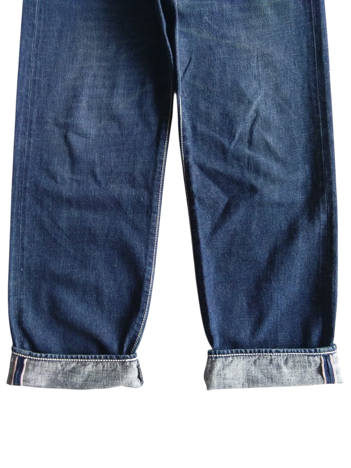 Japanese Brand RARE💥BURGLAR SELVEDGE BUCKLE BACK JAPANESE DENIM Size US 31 - 6 Thumbnail