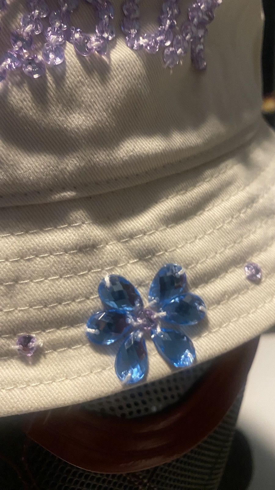 Other Valabasas Rhinestone Embellished Bucket Hat Size ONE SIZE - 5 Thumbnail