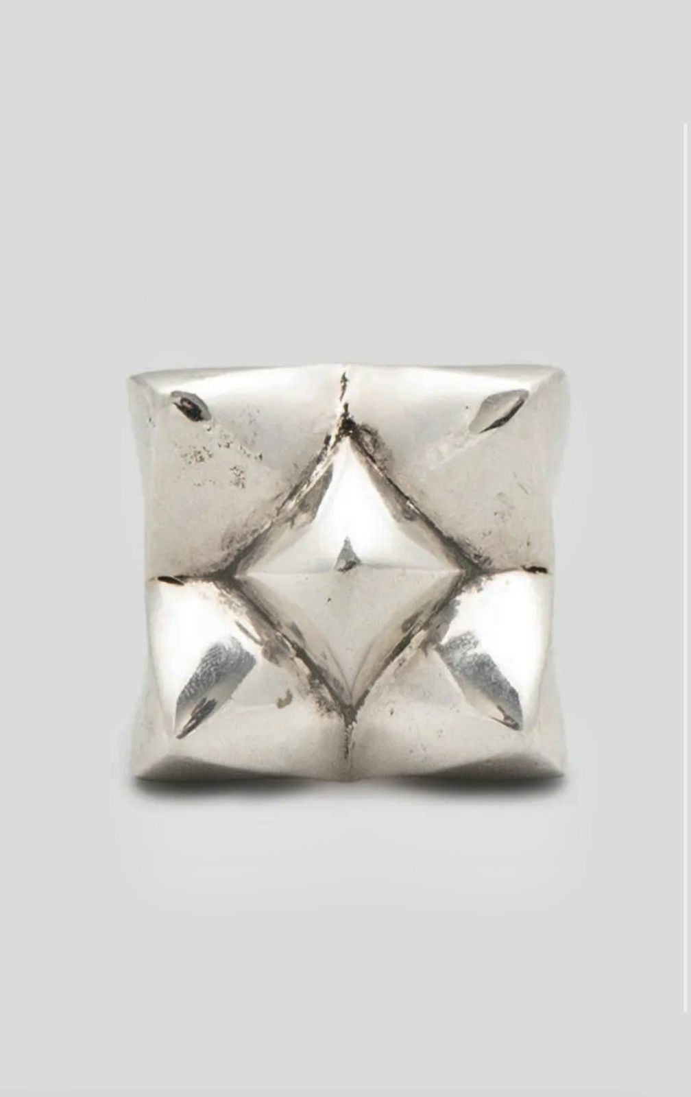 Chrome Hearts Chrome Hearts James Ring Pyramid 71g Heavyweight .925 Silver Size ONE SIZE - 2 Thumbnail