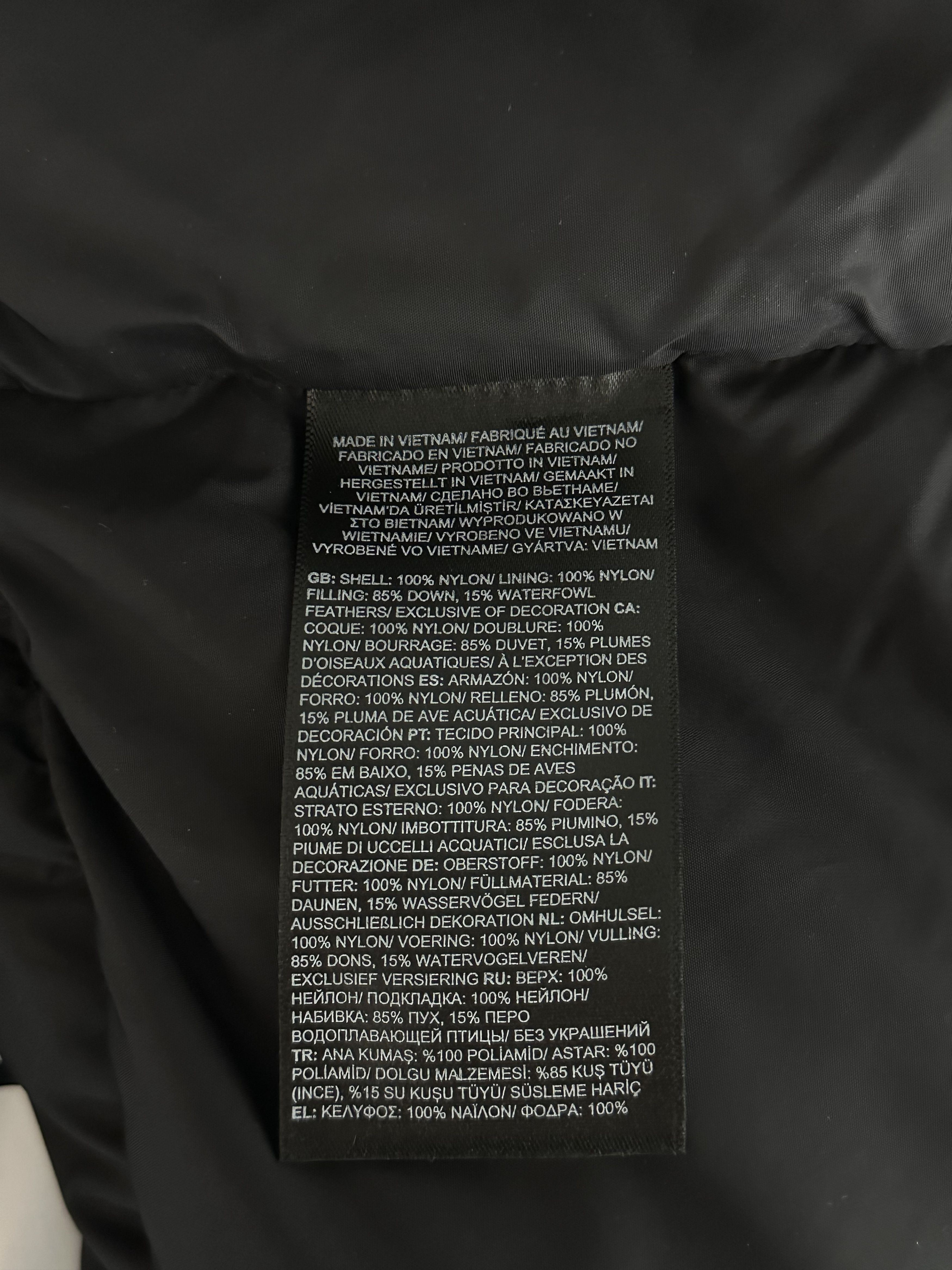 The North Face Comme des Garçons Black & White Nuptse Puffer Vest Size US XL / EU 56 / 4 - 4 Thumbnail