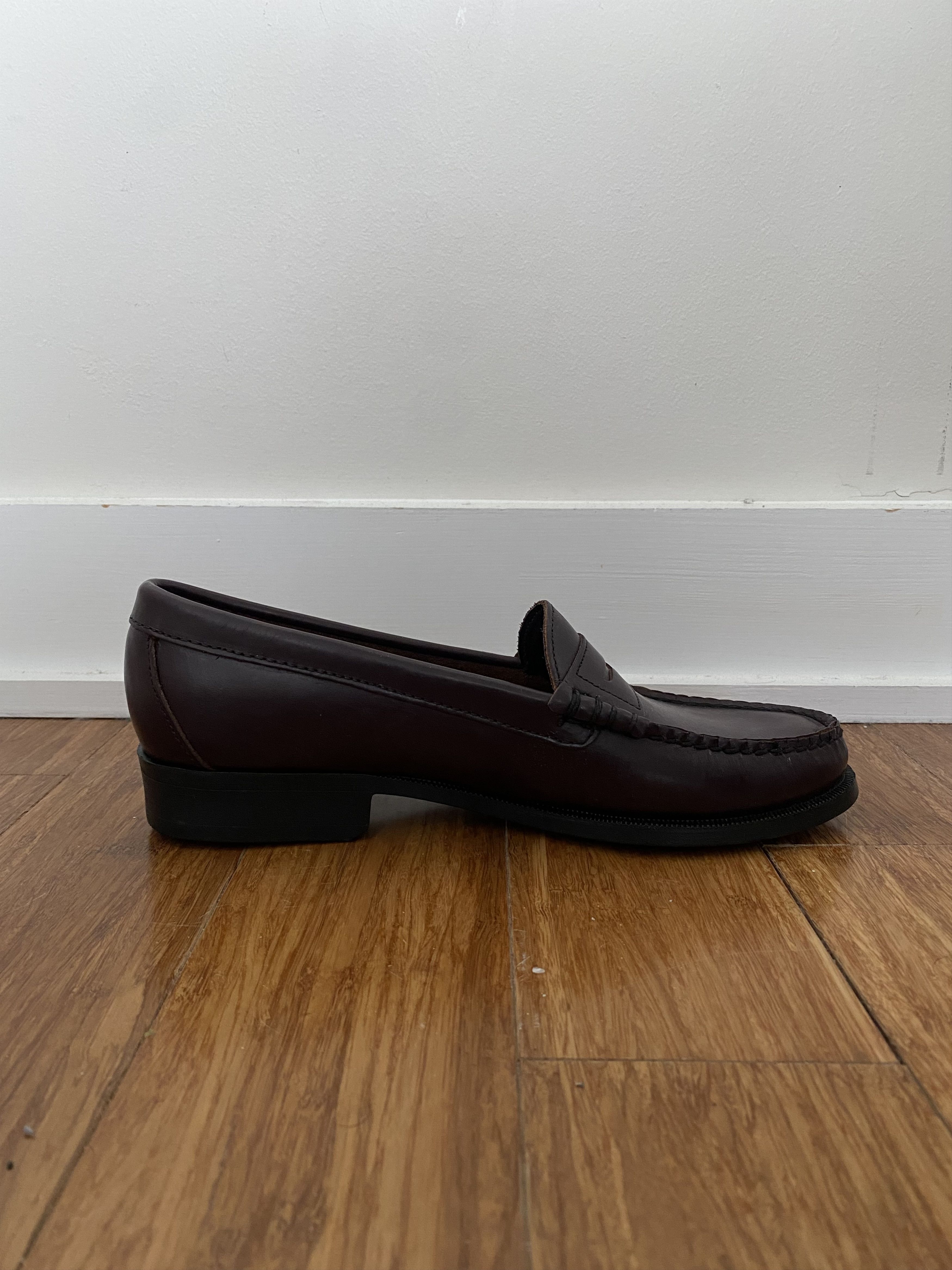 Sebago Sebago Women’s Penny Loafers Dark Burgundy Like New Size US 8 / IT 38 - 3 Thumbnail