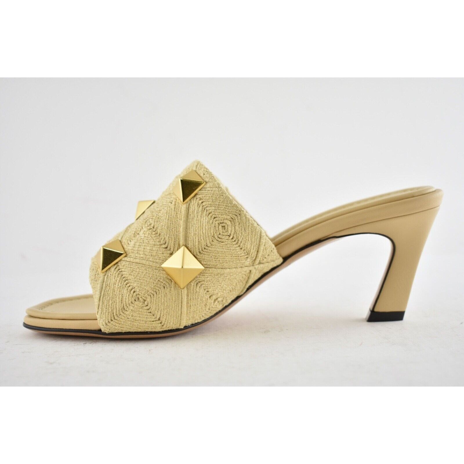 Valentino Rockstud Roman Stud Backless Mule Slide Heel Sandal 41.5 Size US 11.5 / IT 41.5 - 9 Thumbnail