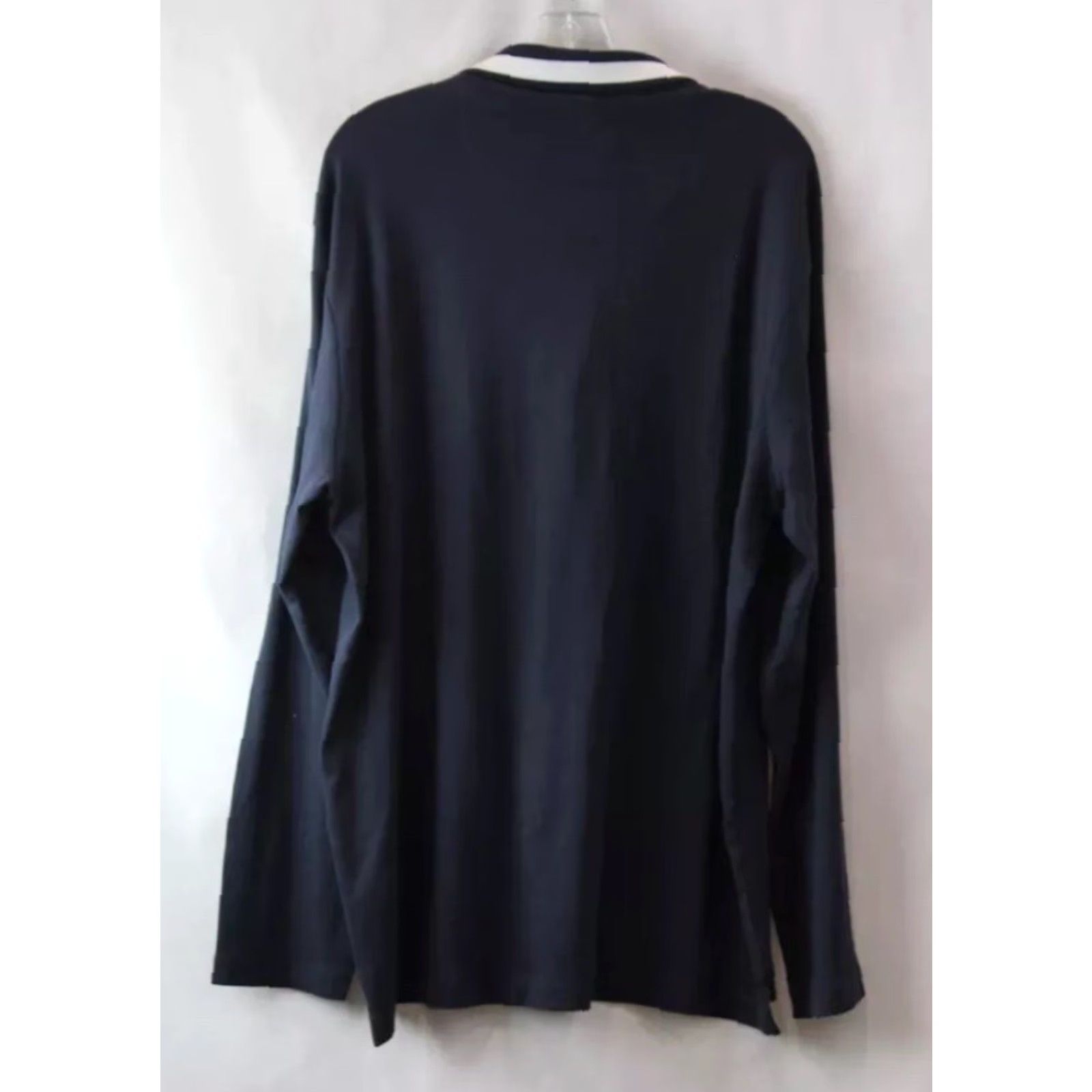 Kenneth Cole NEW NWT Kenneth Cole Mens Navy Blue Collared 1/4 ZipUp LongSleeve Shirt Size XXL Size US XXL / EU 58 / 5 - 2 Thumbnail