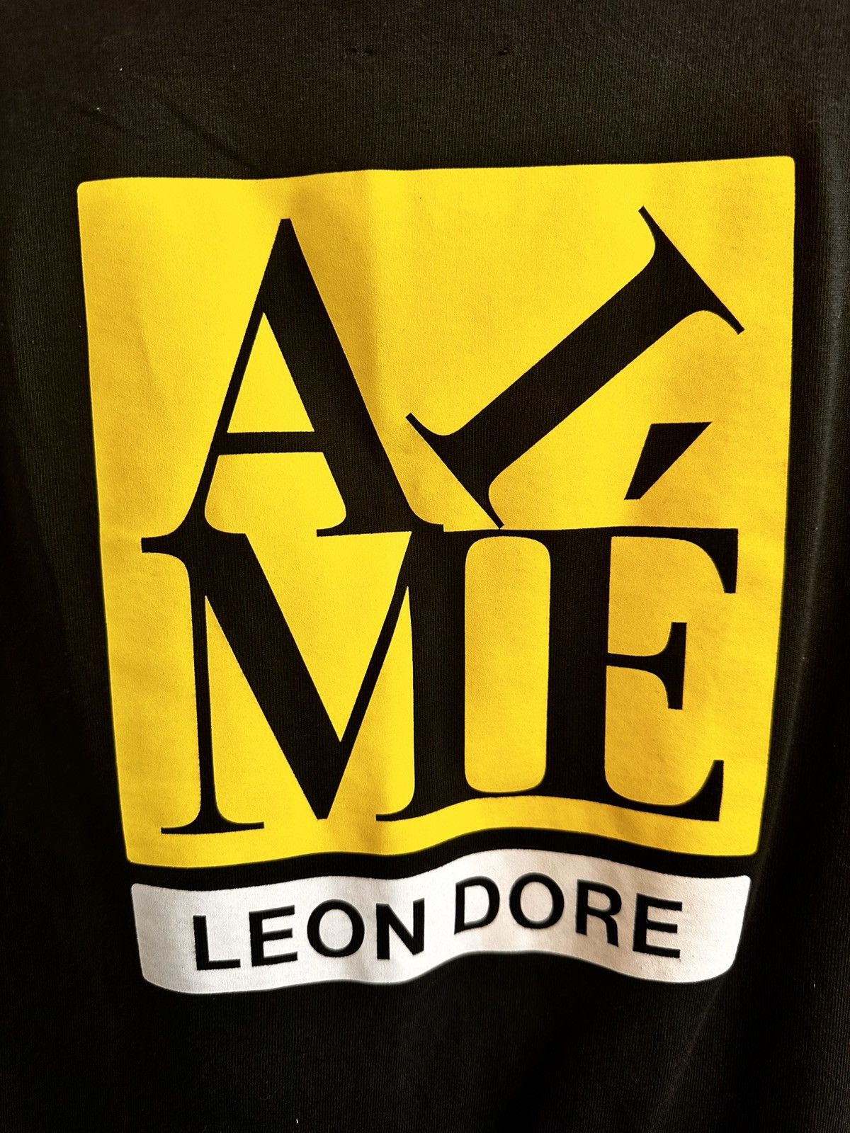 Aime Leon Dore Aimé Leon Dore Block Logo T black & yellow Size US L / EU 52-54 / 3 - 4 Thumbnail