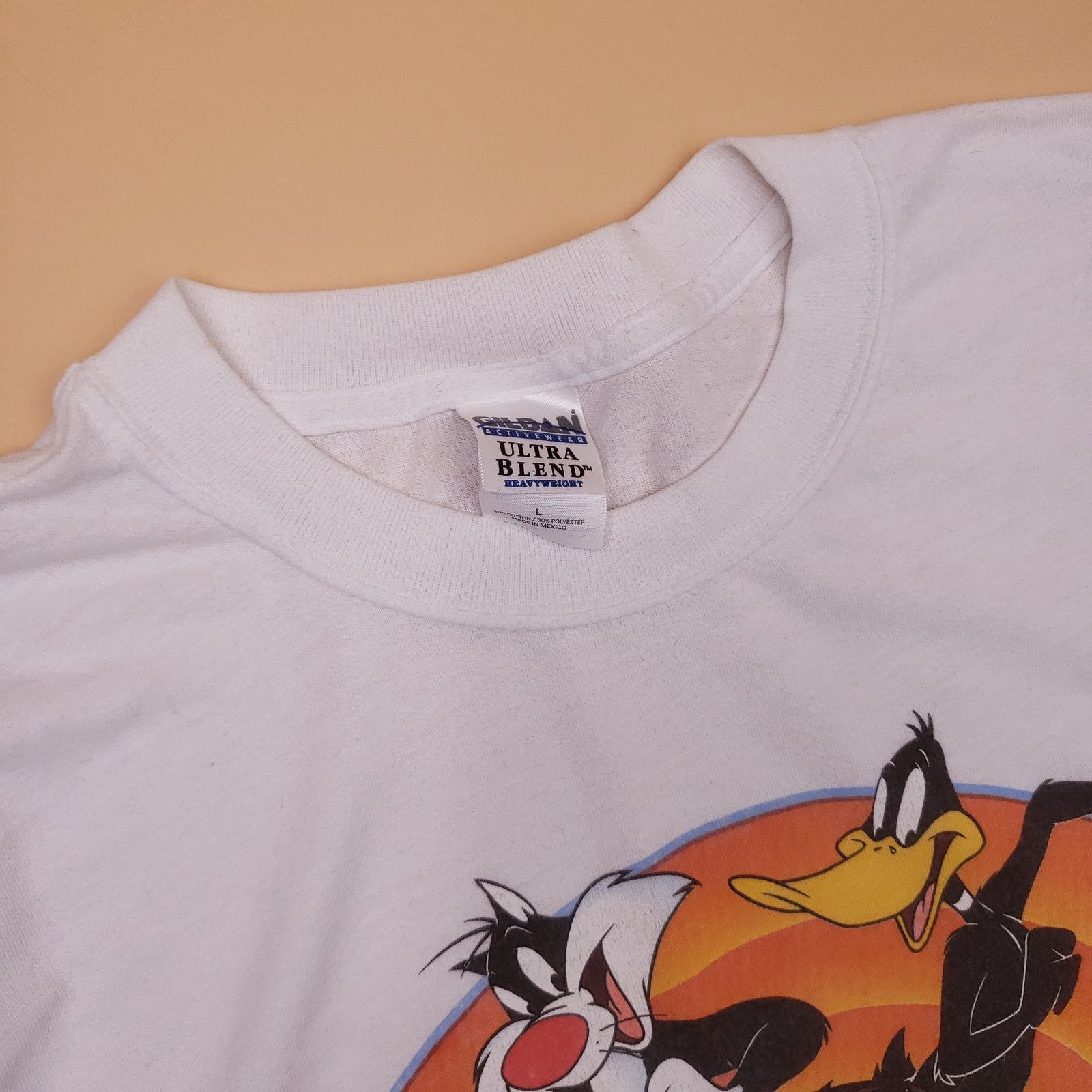 Vintage Vtg 90s Looney Tunes Logo Classic Graphic Tee Mens L Size US L / EU 52-54 / 3 - 5 Thumbnail