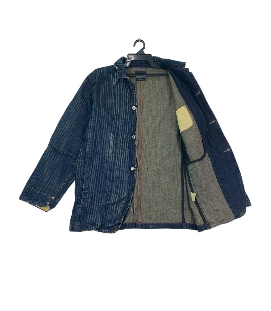 Japanese Brand Vtg 90s Power To The People indigo dyed workwear jacket Size US L / EU 52-54 / 3 - 1 Thumbnail
