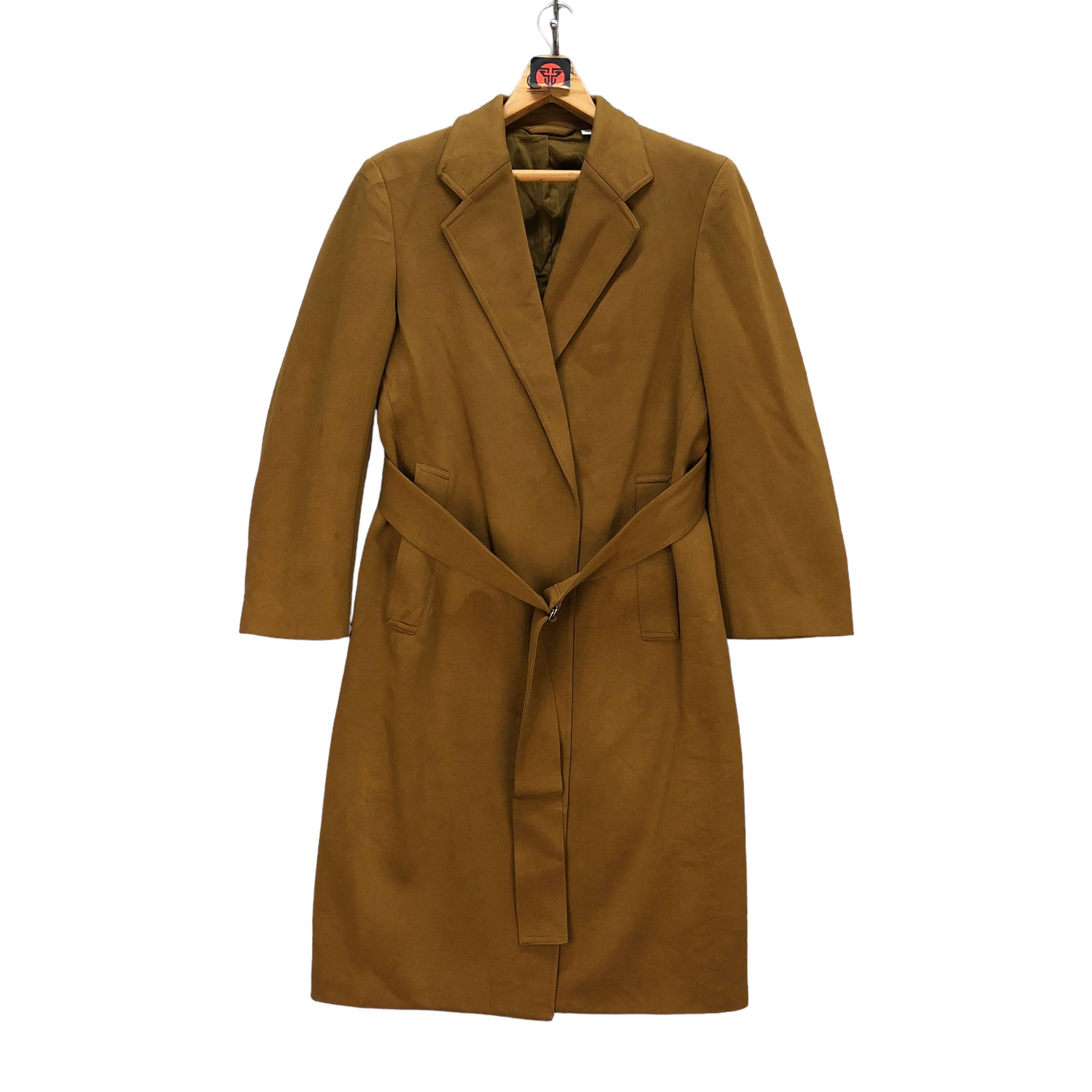 Lemaire × Uniqlo LEMAIRE UNIQLO U BELTED LONG COAT #7346-131 Size L / US 10 / IT 46 - 1 Thumbnail