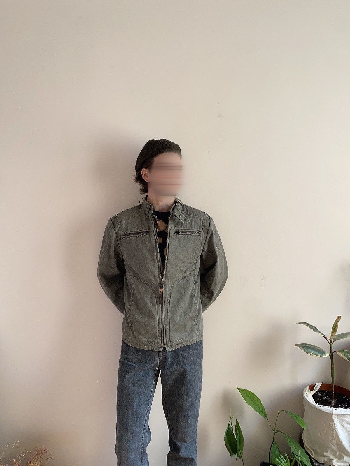 Diesel Vintage Diesel Black Gold x Japanese Biker Jacket 7Yr Brain Size US M / EU 48-50 / 2 - 9 Thumbnail