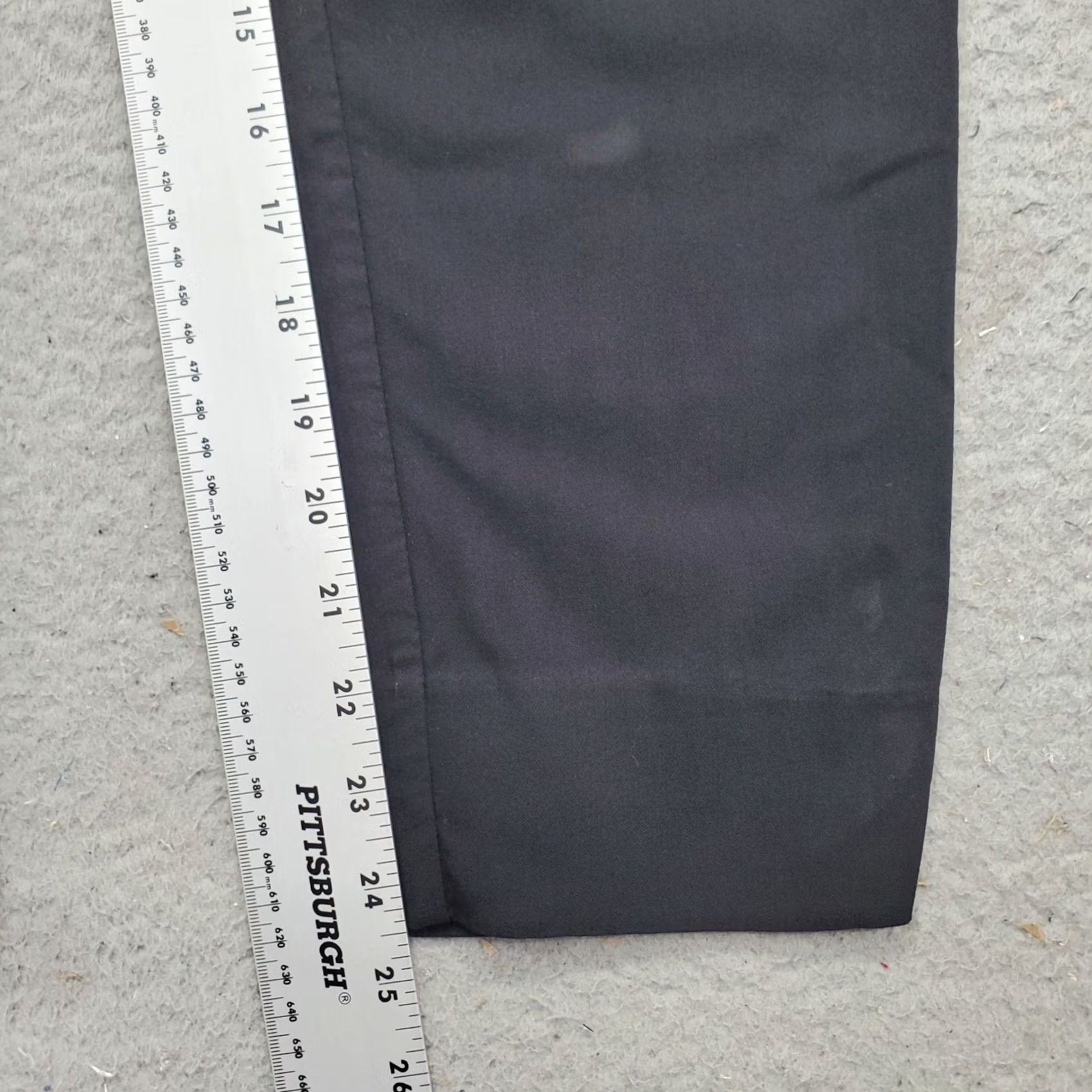 Vintage Zac & Rachel Cropped Pants Women's 10 Black Flat Front Comfort Waist Slim Ankle Size 32" / US 10 / IT 46 - 4 Thumbnail