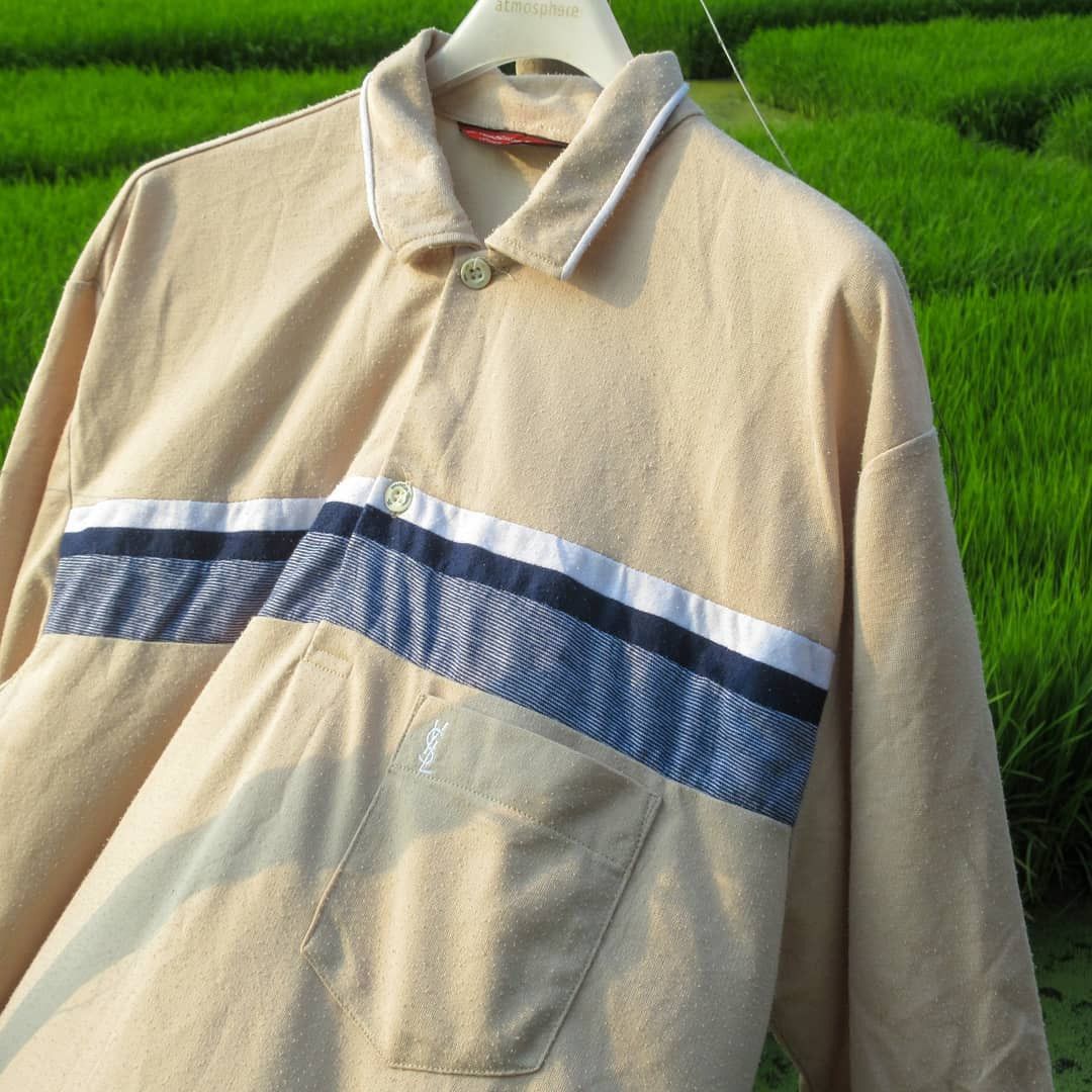 Yves Saint Laurent Vintage YSL Yves Saint Lauren Polo Vintage Shirt Size US M / EU 48-50 / 2 - 1 Thumbnail