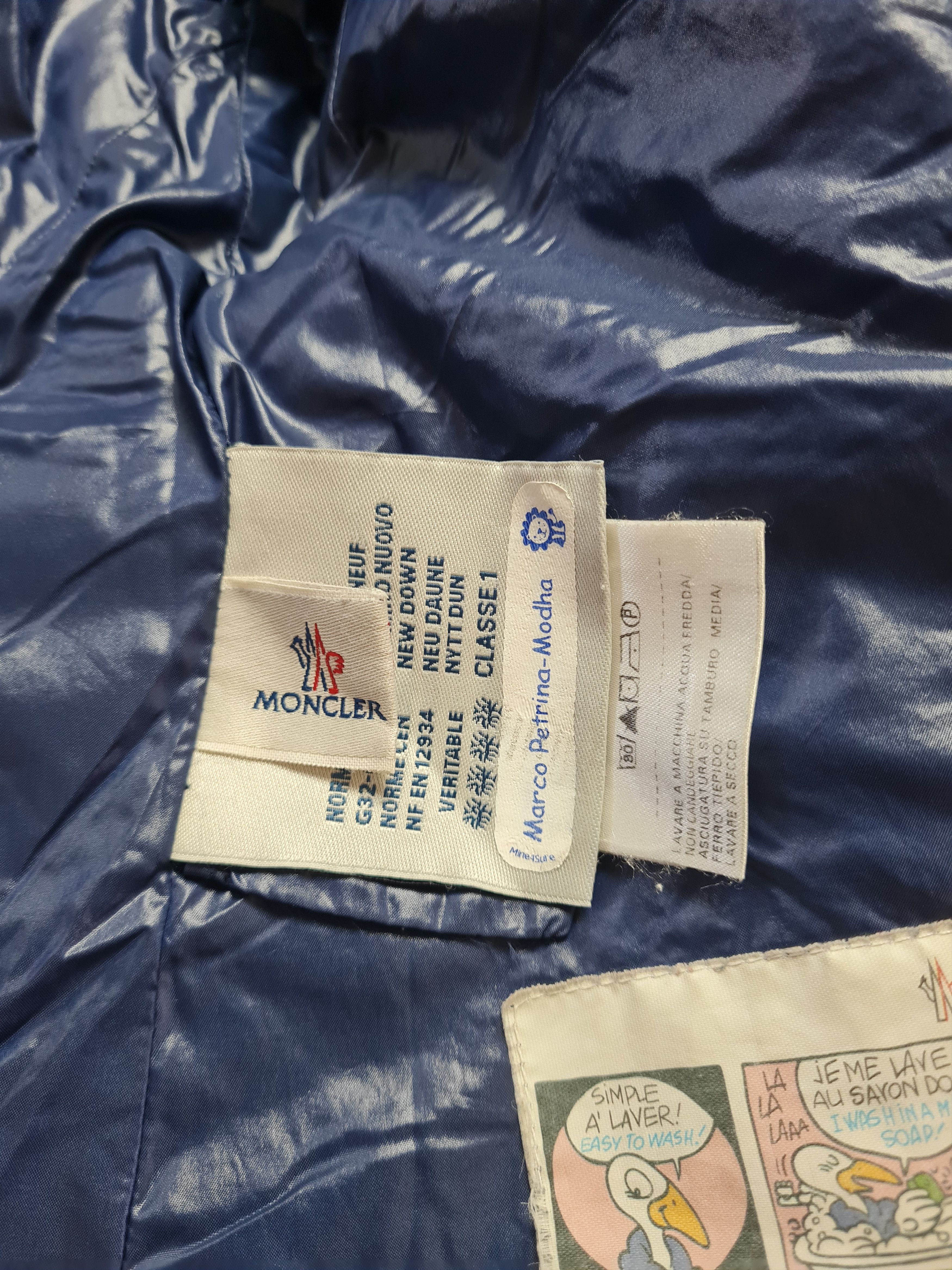 Moncler Down Jacket Moncler Parka Blue12 mois - sz 74cm Size XXS / US 00 / IT 34 - 17 Thumbnail