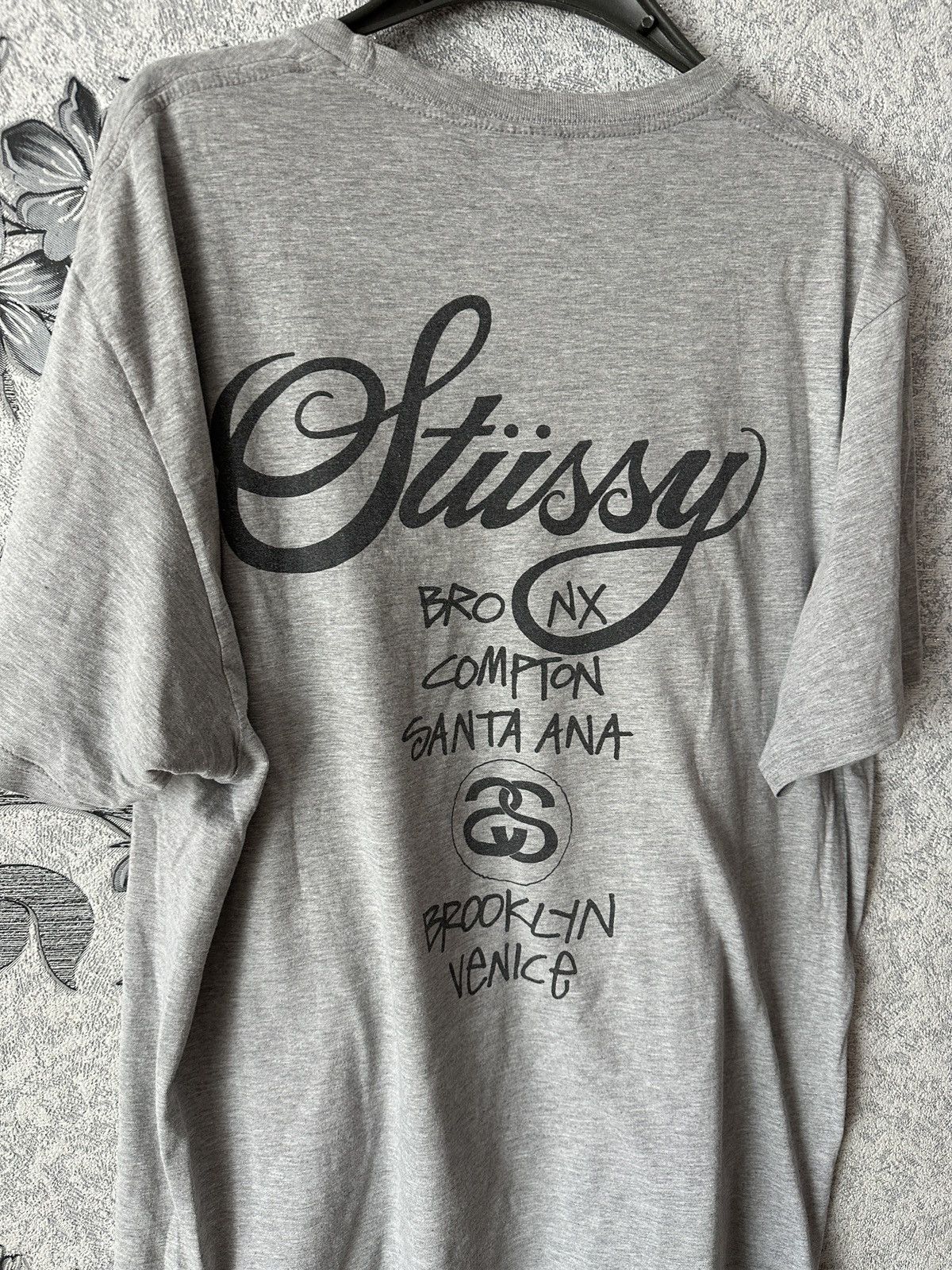 Stussy STUSSY WORLD TOUR TEE vintage t shirt L Size US L / EU 52-54 / 3 - 8 Thumbnail