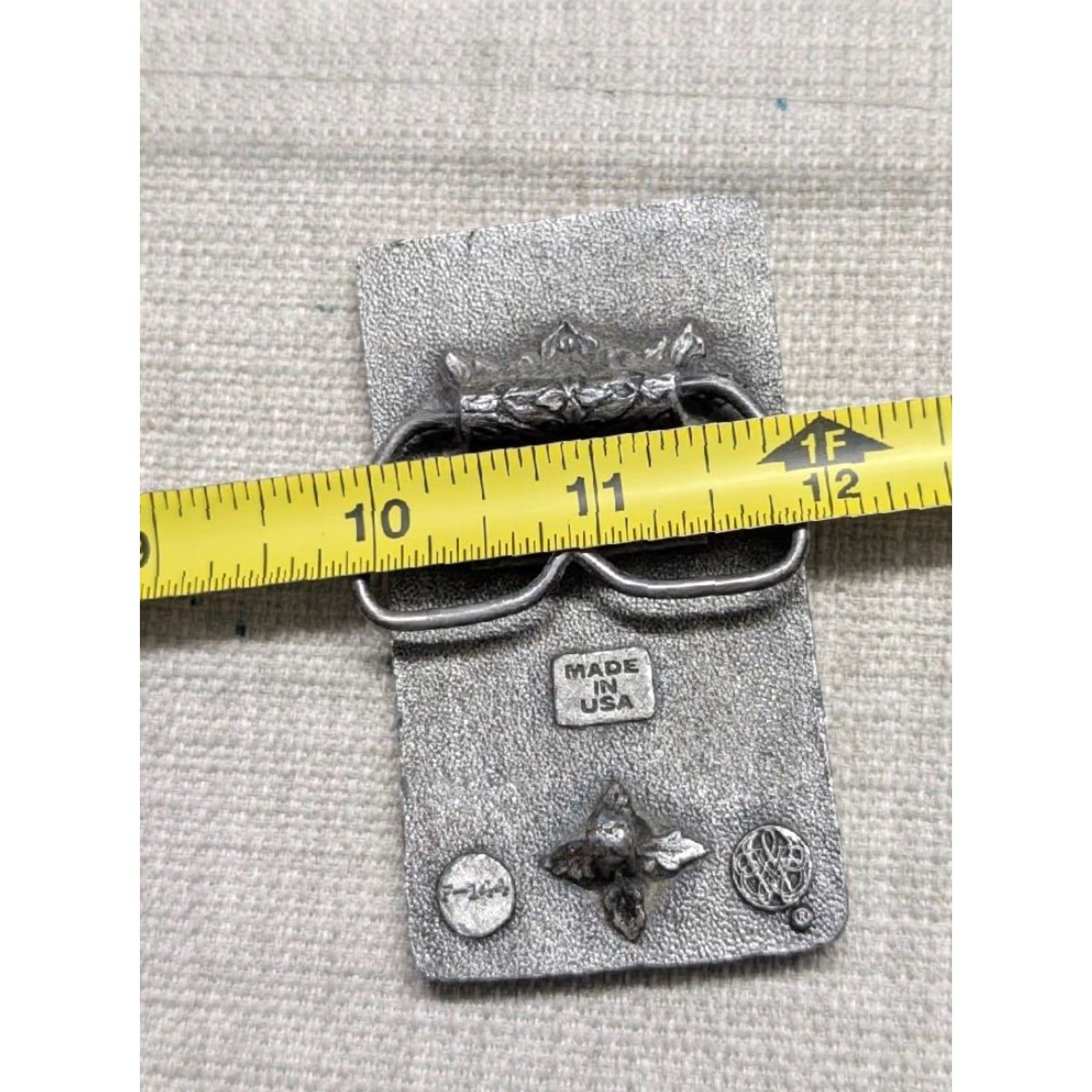 Vintage VINTAGE Bergamot Brass Works belt buckle INJURED ELK Western deer nature 2" x 3.5" 1.75" fits Men Brass Metallic USA West rugged Mens Size ONE SIZE - 7 Thumbnail