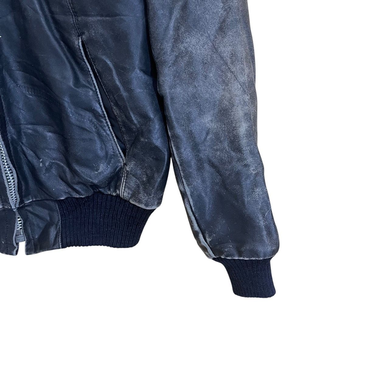 Genuine Leather × Vintage Vintage 70s Leather Jacket Leather Motorcycle Jacket Size US S / EU 44-46 / 1 - 6 Thumbnail
