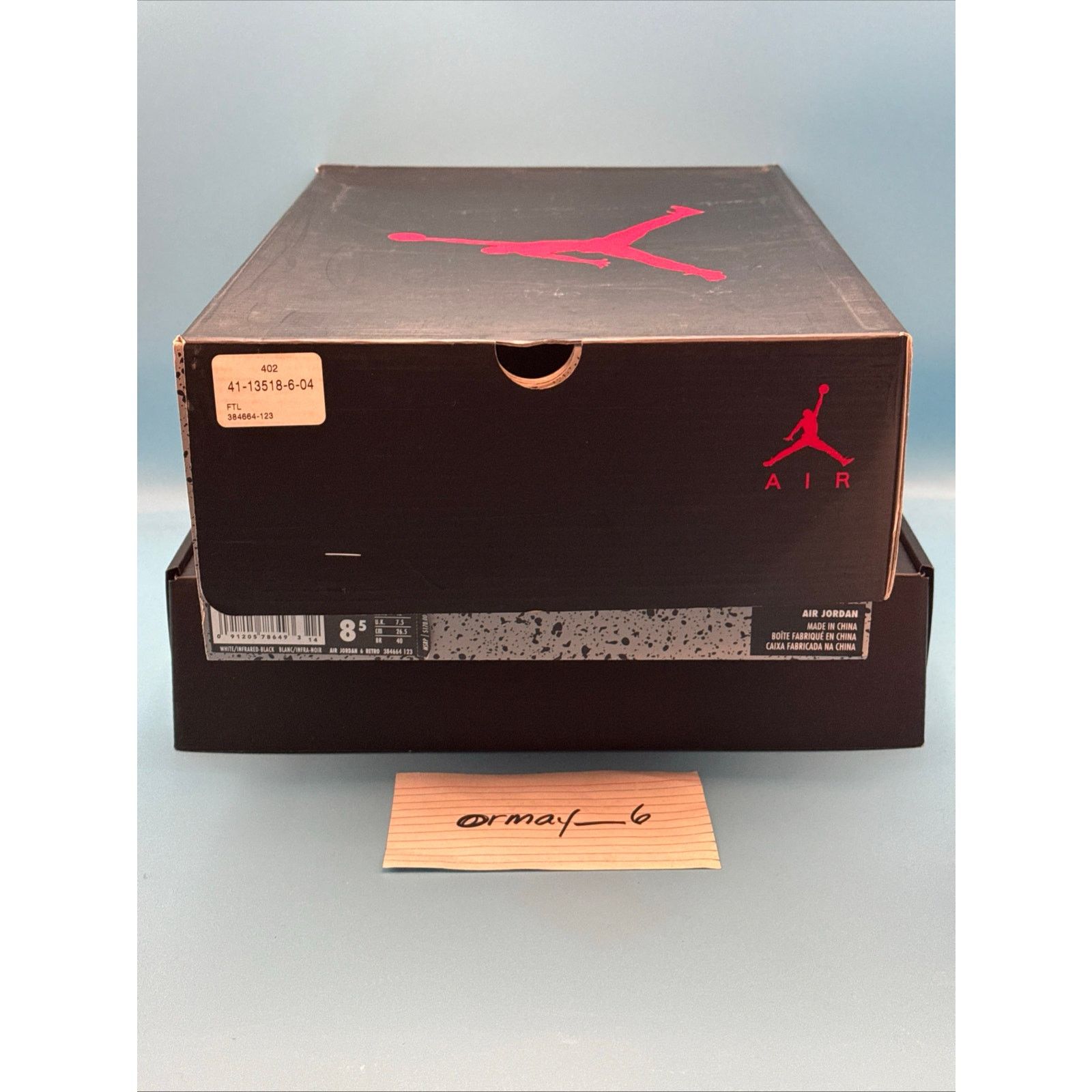 Jordan Brand Air jordan 6 Retro 2014 White Infrared m8.5 Size US 8.5 / EU 41-42 - 8 Thumbnail