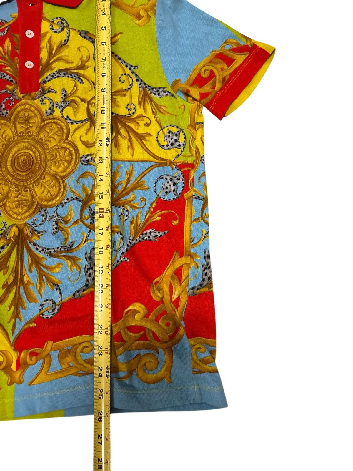 Versace Versace Tailor Fit Multicolor Polo Shier Mens Size Small Size US S / EU 44-46 / 1 - 11 Thumbnail