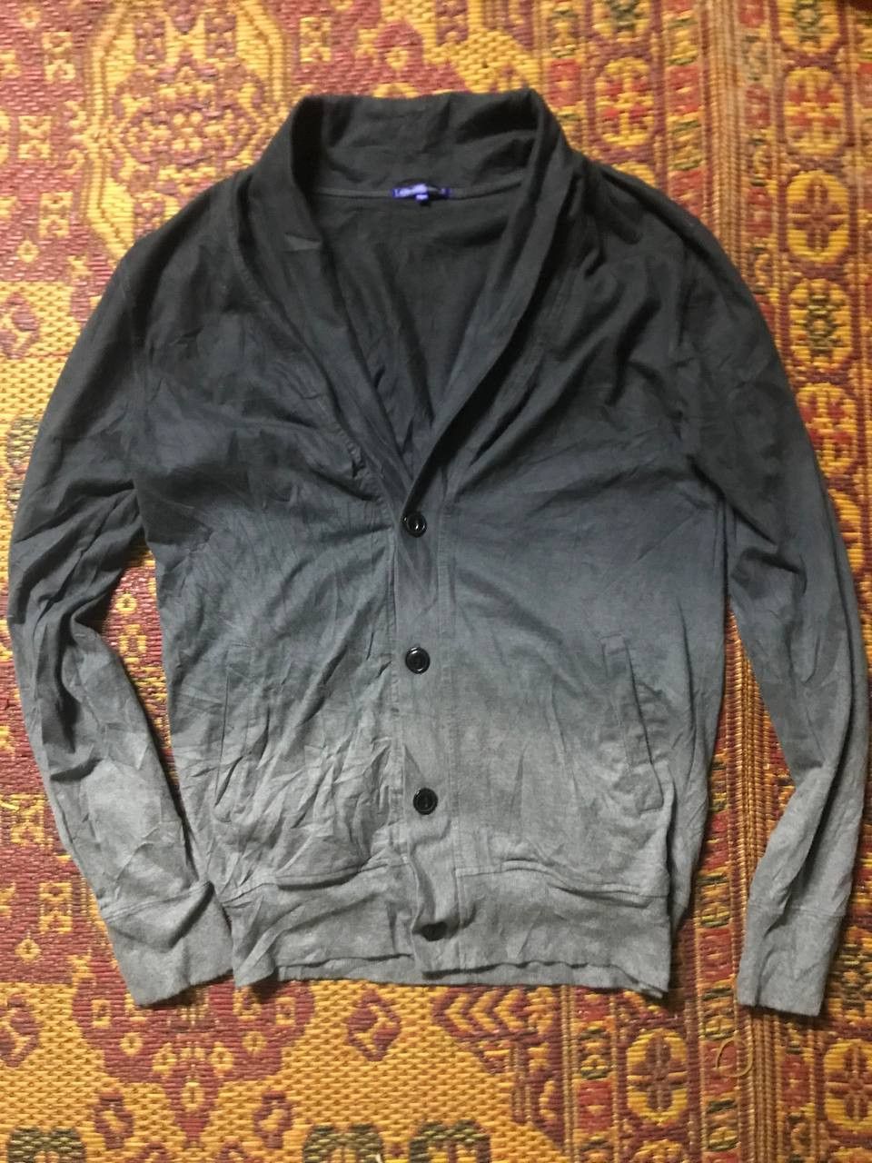 Japanese Brand × KMRii × Vintage Semantic Design Faded Style Cardigan Size US S / EU 44-46 / 1 - 1 Thumbnail