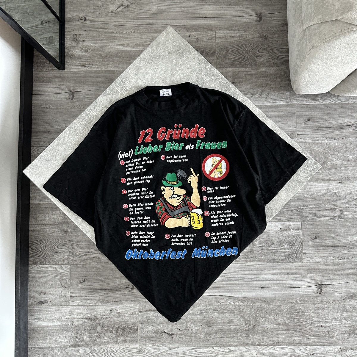 Vintage Vintage 90s Octoberfest beer tee festival Germany y2k humor Size US XL / EU 56 / 4 - 1 Thumbnail