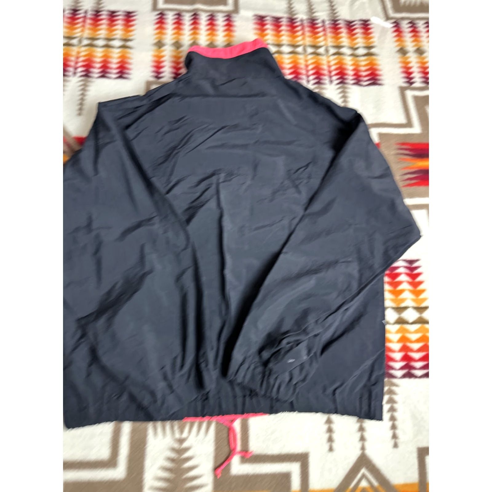 Pinko VINTAGE Beach BLVD Anorak Windbreaker Jacket Sz M/L Black Pink 80s Men L Jacket Size US L / EU 52-54 / 3 - 7 Thumbnail