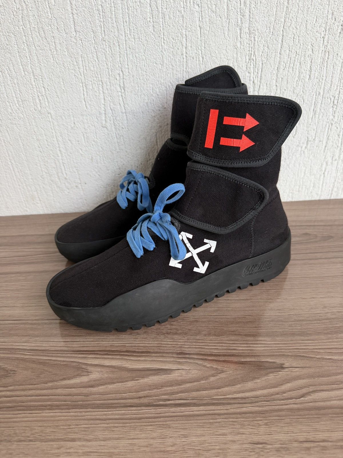 Off-White Fabric Moto wrap by virgil Size US 8 / EU 41 - 2 Thumbnail