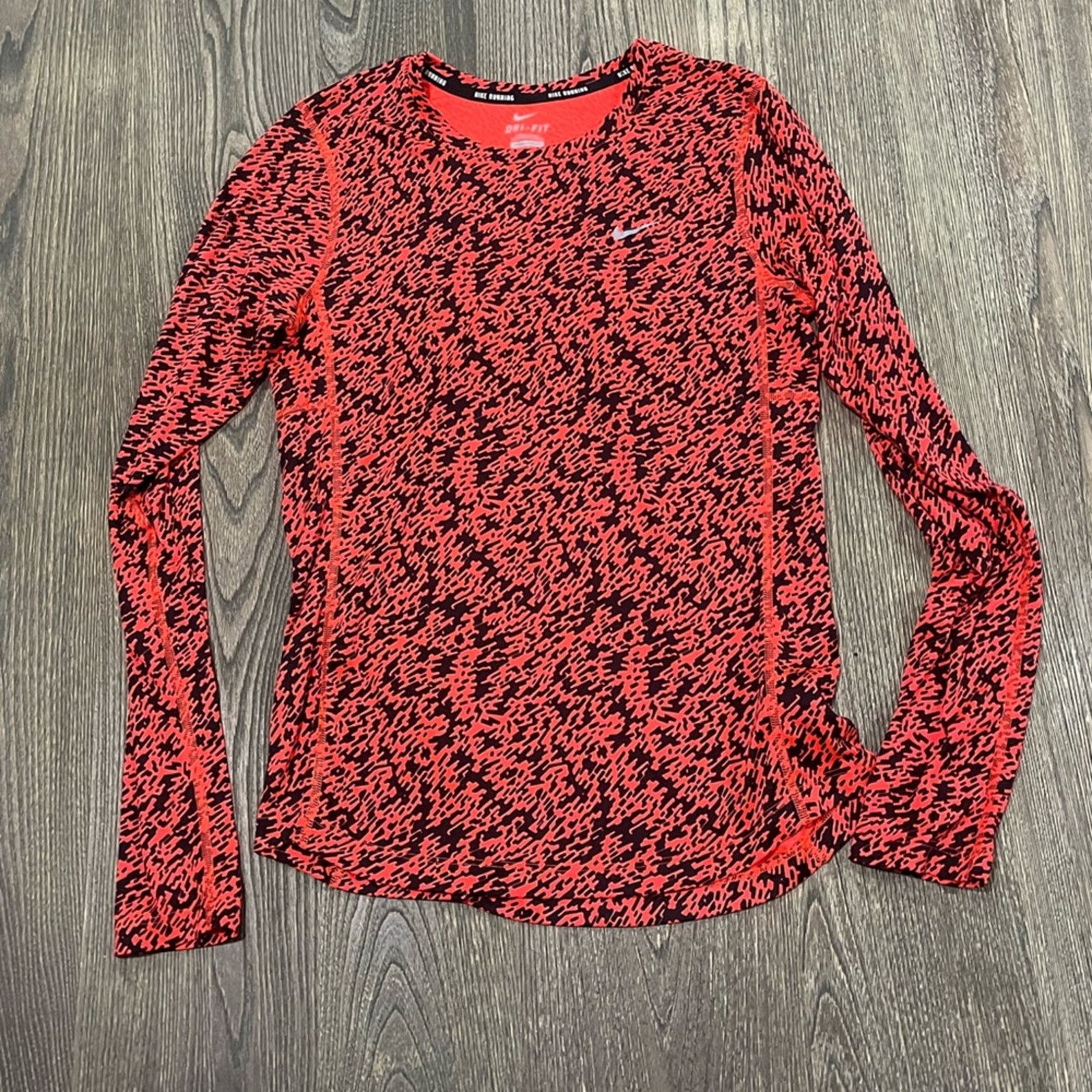 Nike Nike Dri Fit Womens Running Top Long Sleeve Size M Size M / US 6-8 / IT 42-44 - 1 Thumbnail