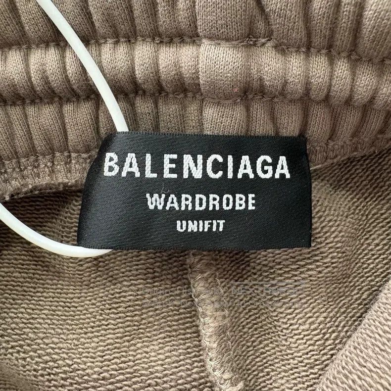 Balenciaga Balenciaga size XS Brown Embroidered Logo Trousers Size US 27 - 4 Thumbnail