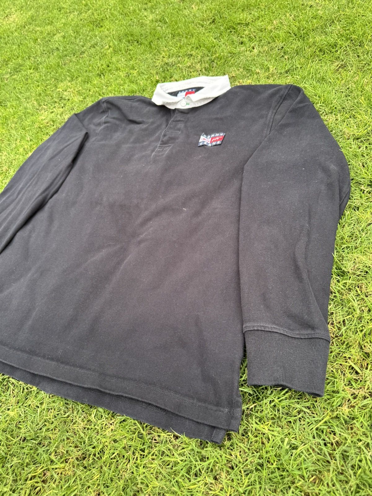 Tommy Hilfiger Tommy Jeans Street Archives Capsule Flag Logo Polo Size US L / EU 52-54 / 3 - 4 Thumbnail
