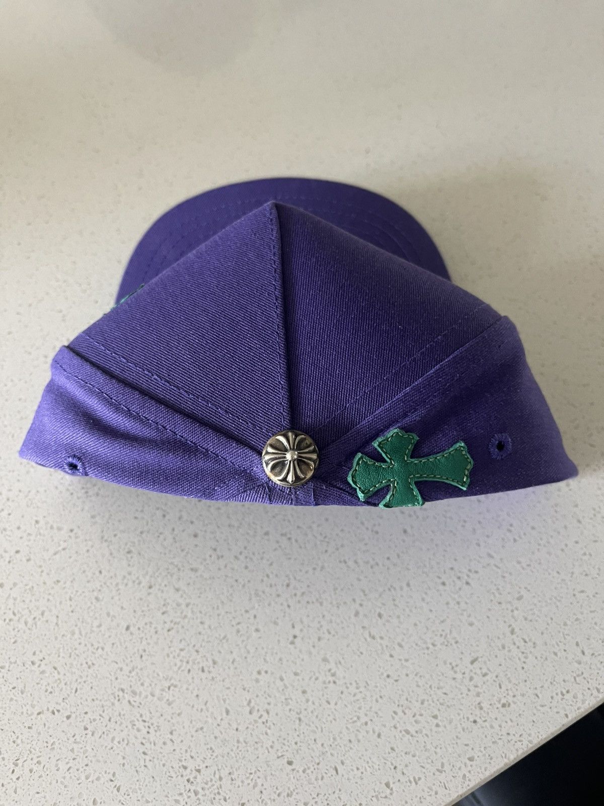 Chrome Hearts Chrome Hearts Patched Hat Purple Green Size ONE SIZE - 2 Thumbnail