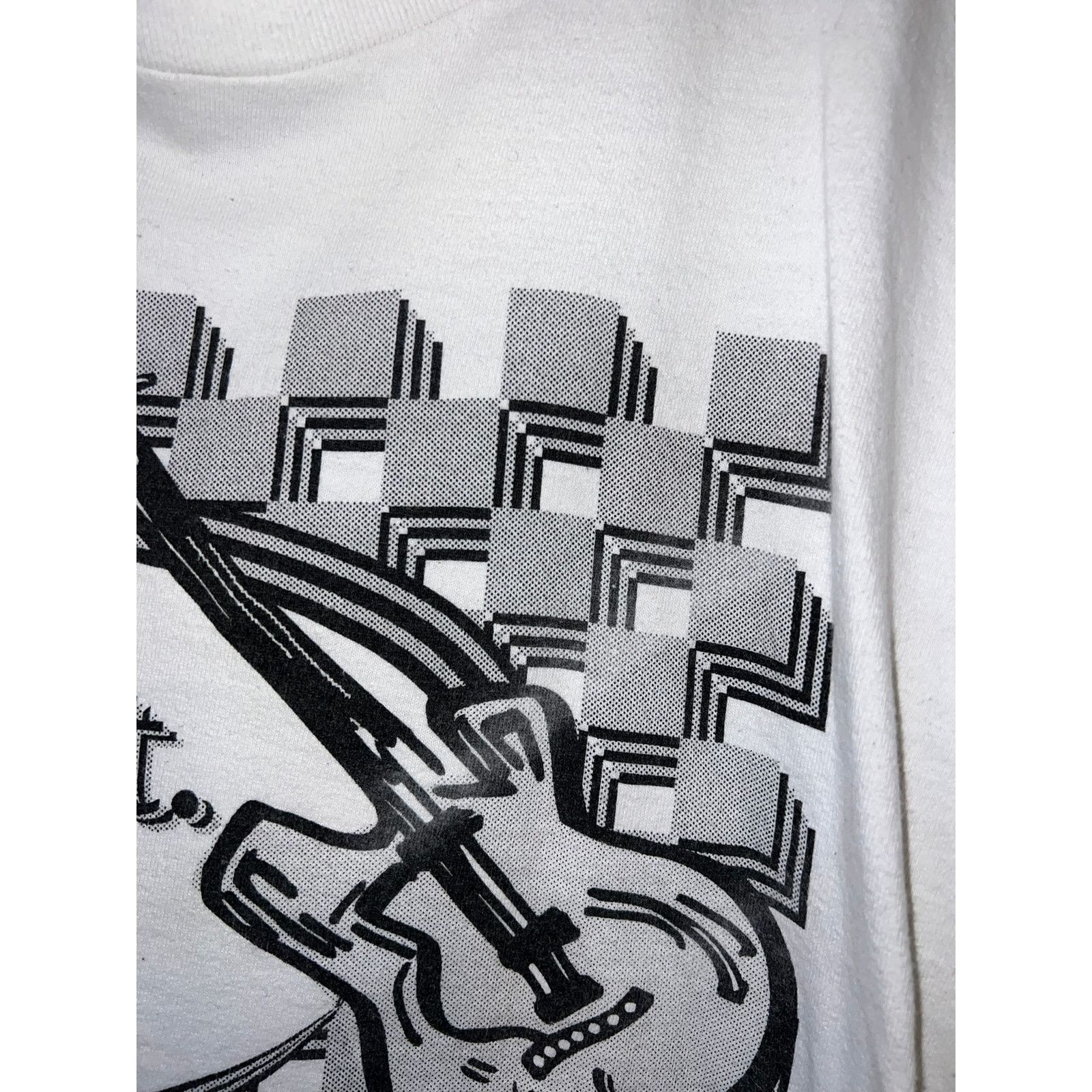 Fruit Of The Loom Vintage Beale Street Shirt Memphis Guitar Music Tee XL 1990s Size US XL / EU 56 / 4 - 4 Thumbnail