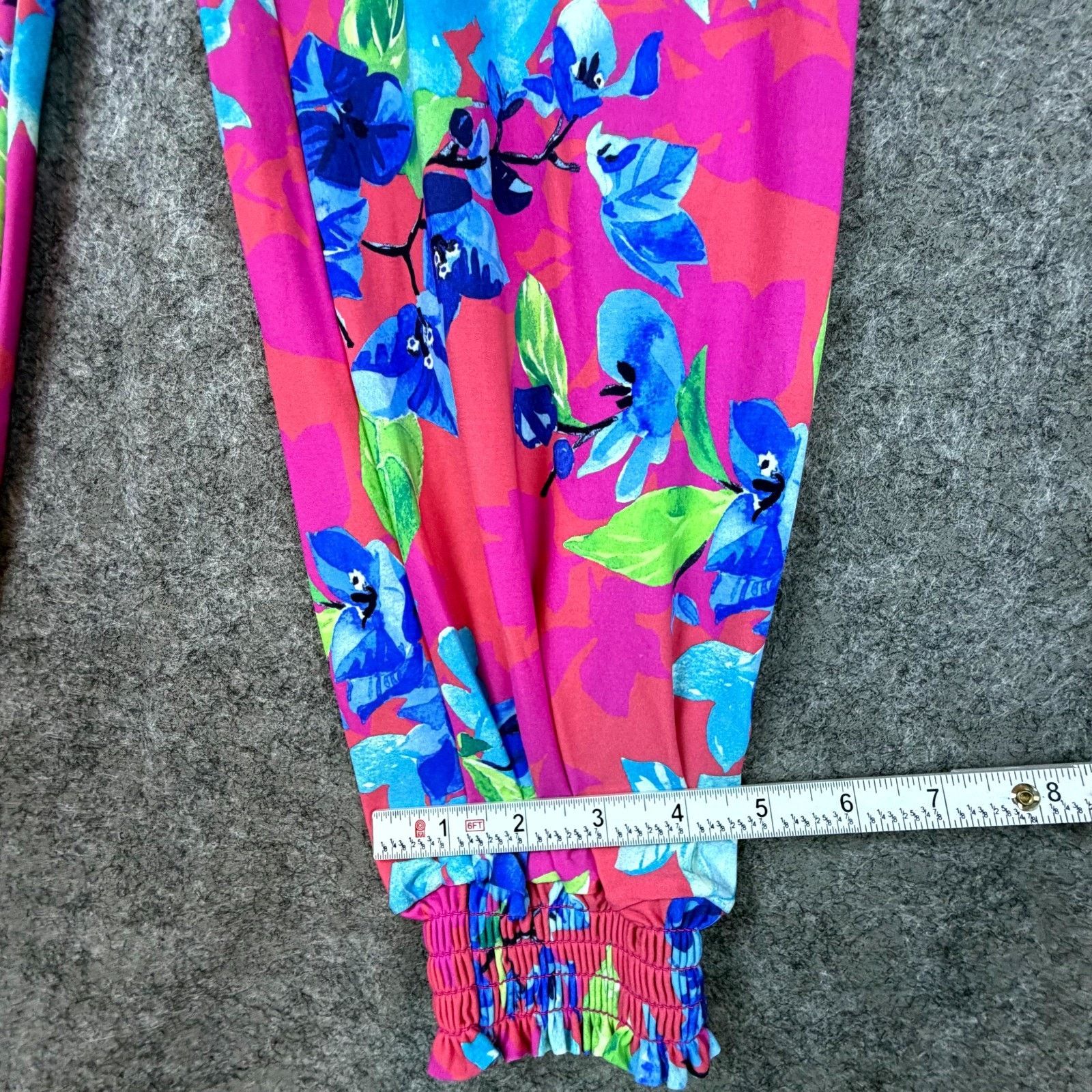 Tommy Bahama Tommy Bahama Jogger Pants Small Pink Blue Hawaiian Resort Size 29" - 4 Thumbnail