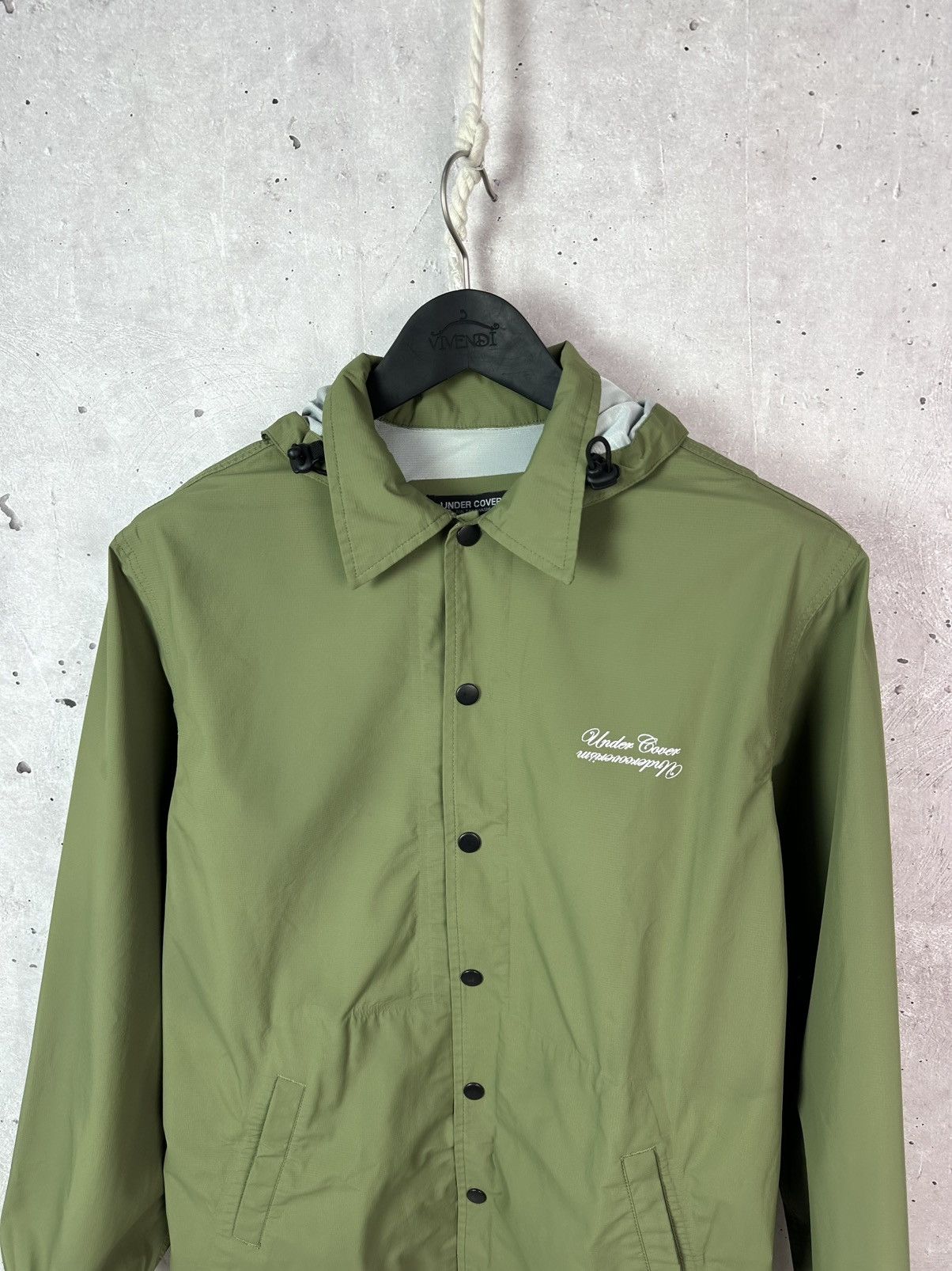 Undercover Undercover Jun Takahashi Green Coach Hooded Nylon Jacket Size US L / EU 52-54 / 3 - 10 Thumbnail