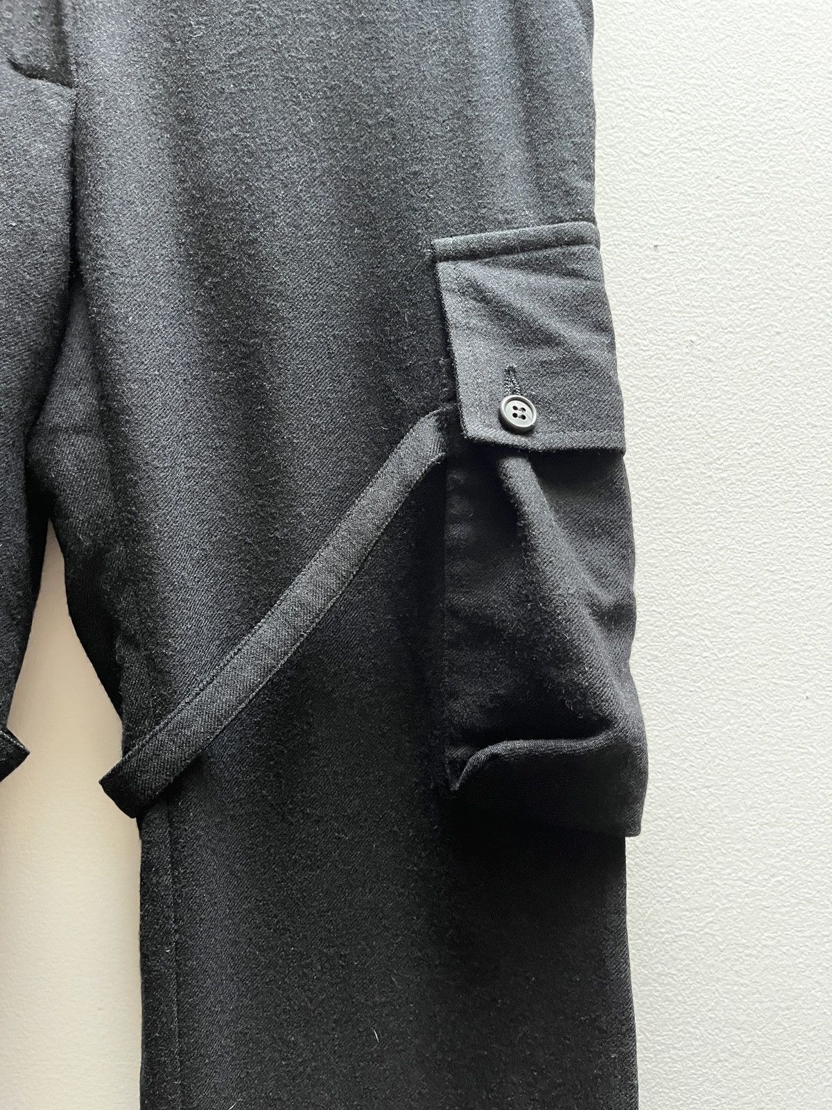 Ann Demeulemeester Ann Demeulemeester FW02 Bondage Cargo Wool Pants Size US 30 / EU 46 - 21 Thumbnail