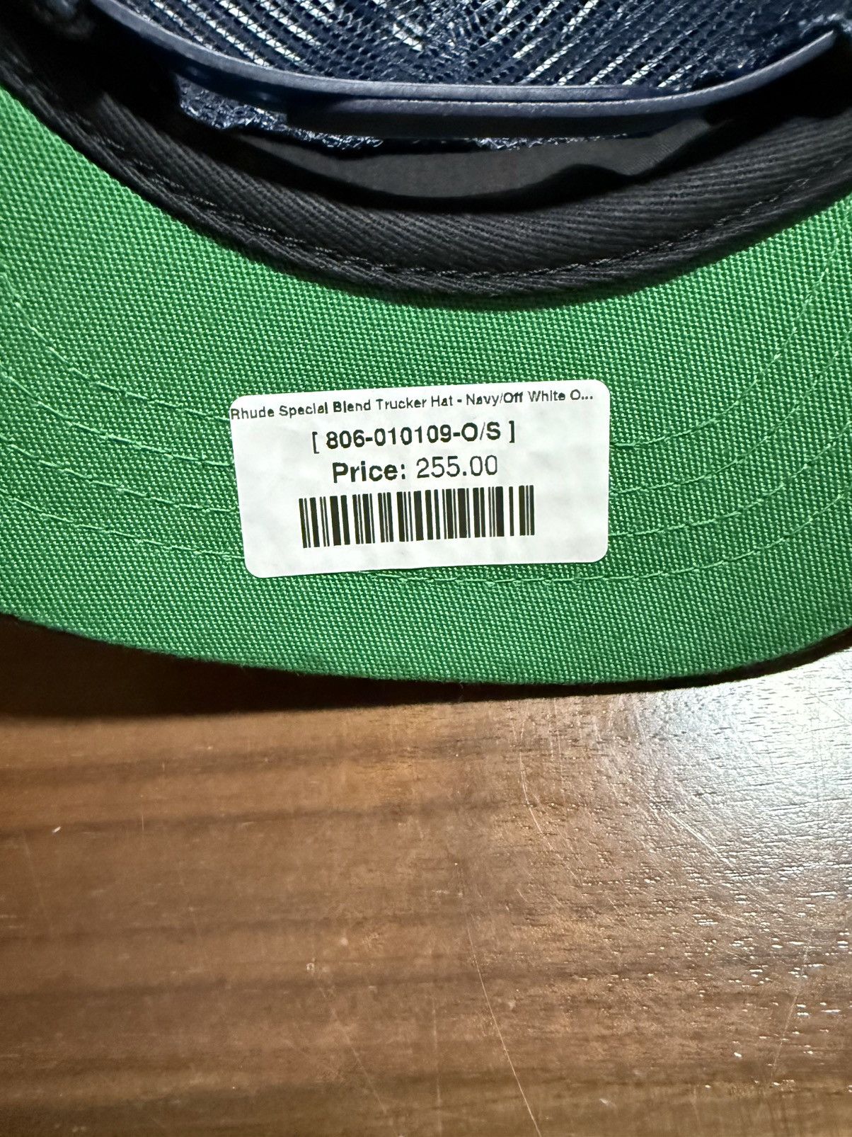Rhude Rhude Special-Blend Trucker Cap SnapBack Hat Navy Off-white Size ONE SIZE - 7 Thumbnail