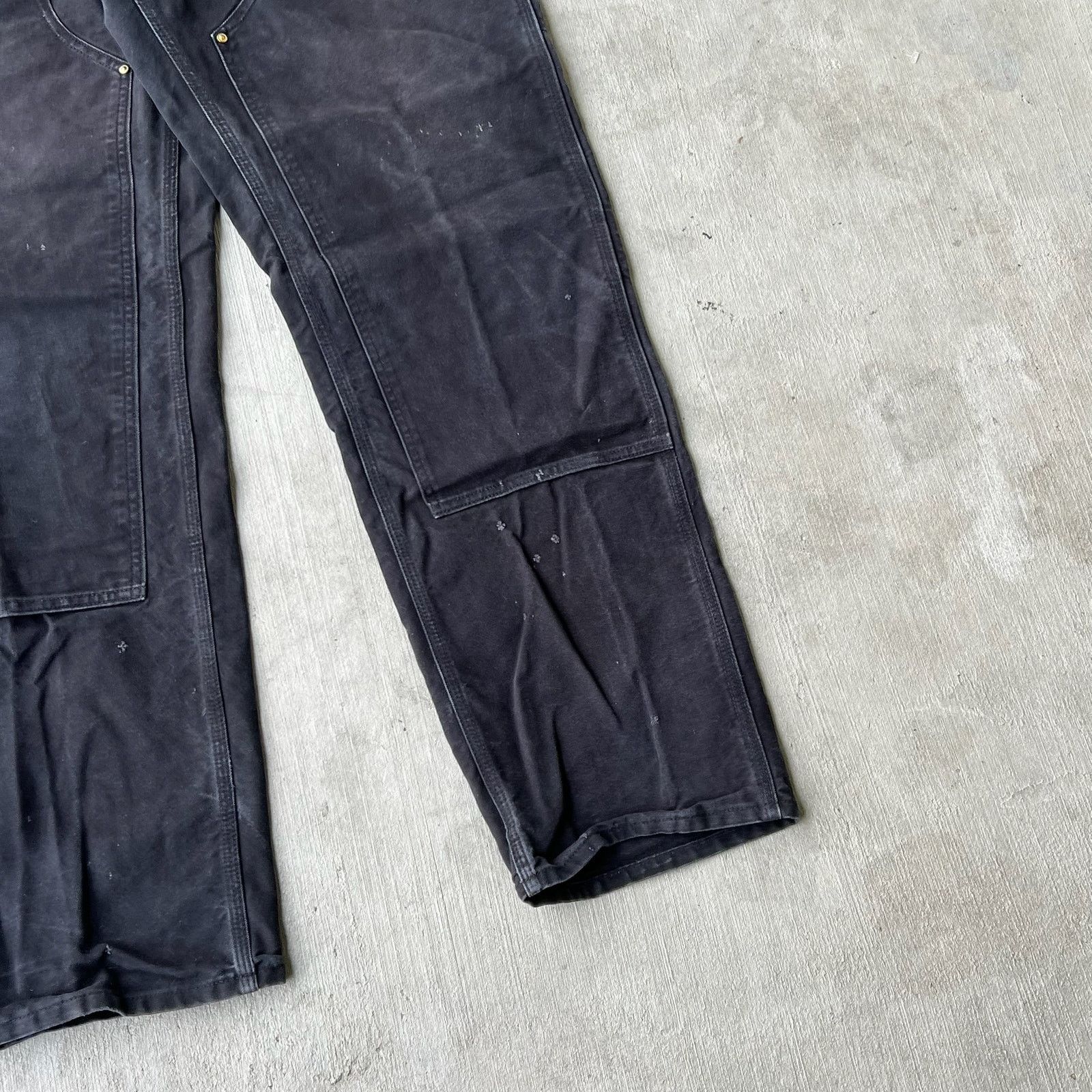 Carhartt × Vintage Carhartt black double knee work wear carpenter pants Size US 34 / EU 50 - 4 Thumbnail