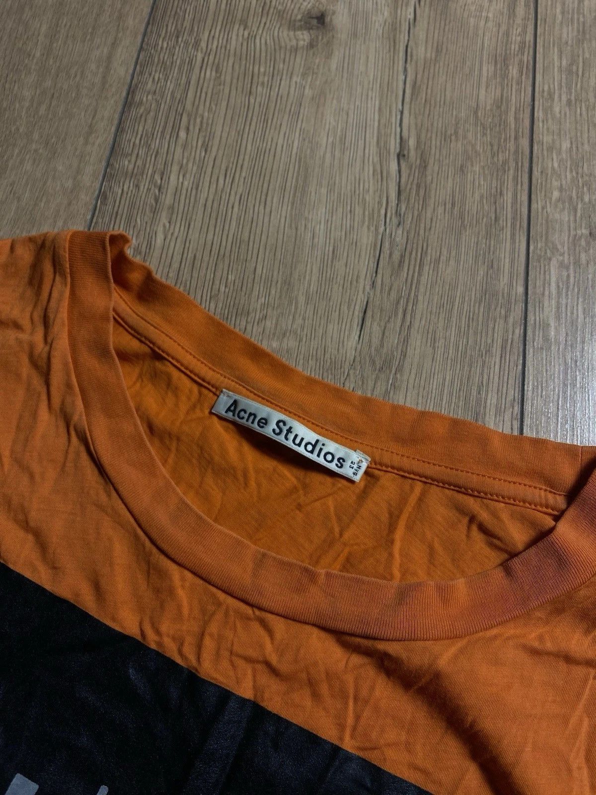 Acne Studios Acne Studios Shirt Men S Orange Black Graphic Print Size US S / EU 44-46 / 1 - 2 Thumbnail