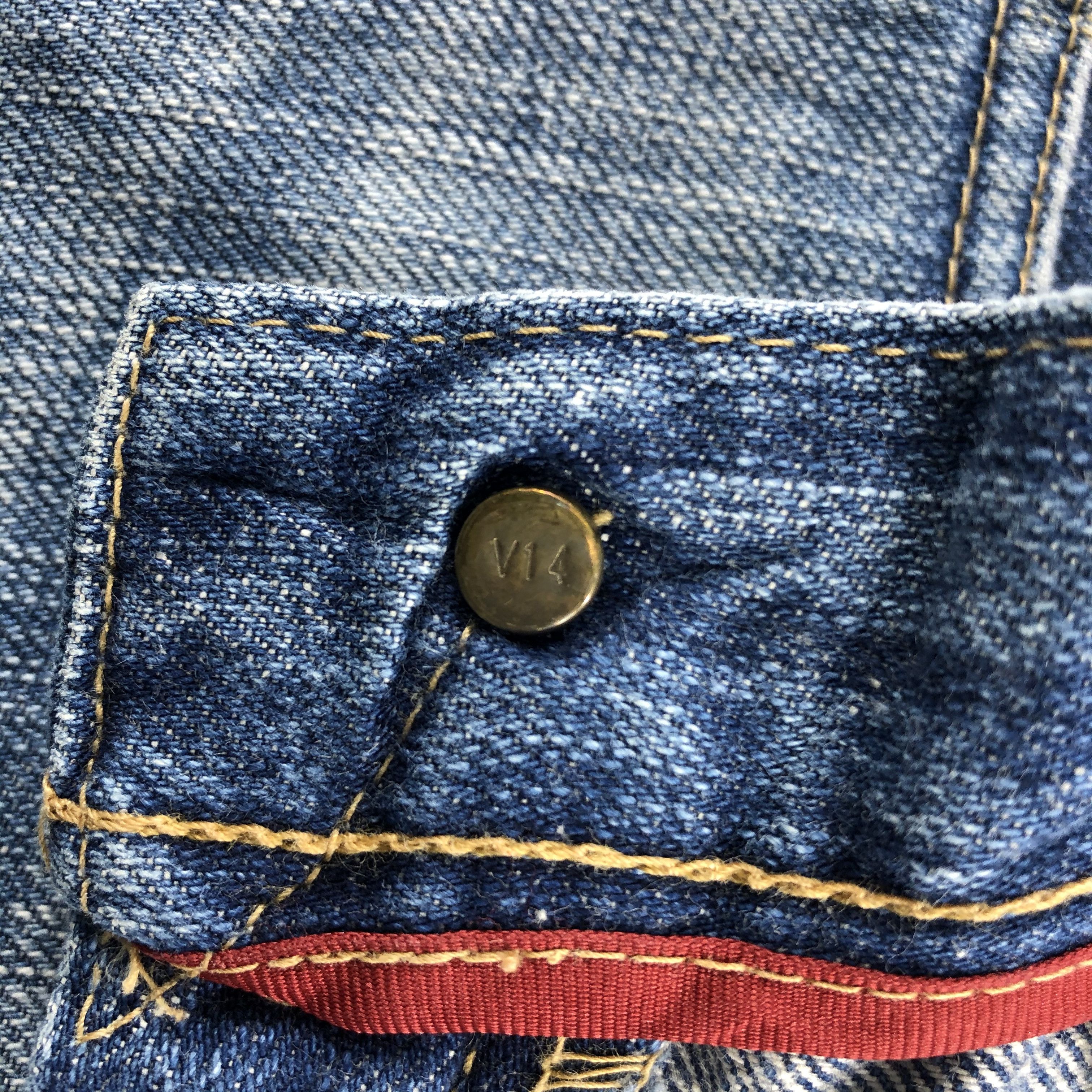 Levi's × Vintage Vintage Distress Levis 505 Red Loop Jeans-JM1432 Size US 30 / EU 46 - 9 Thumbnail